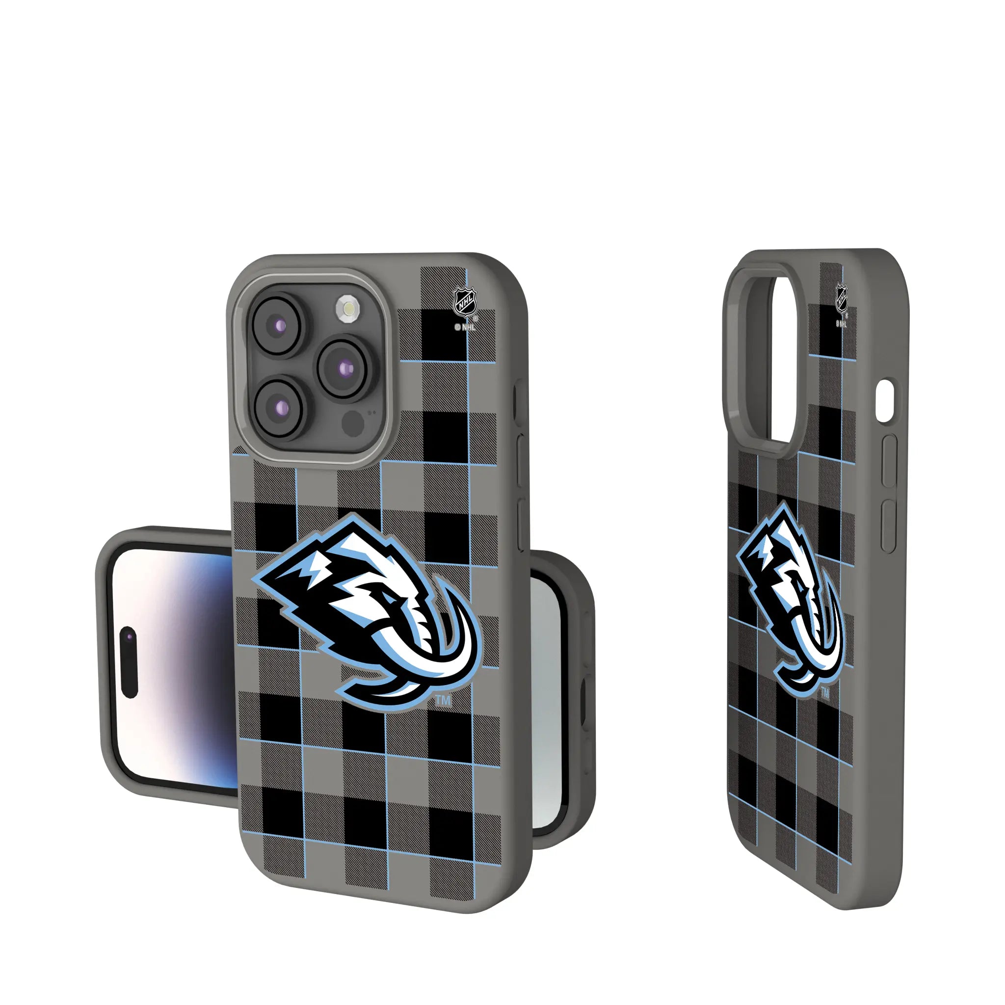Utah Mammoth Plaid iPhone Soft Touch Phone Case for Apple iPhone