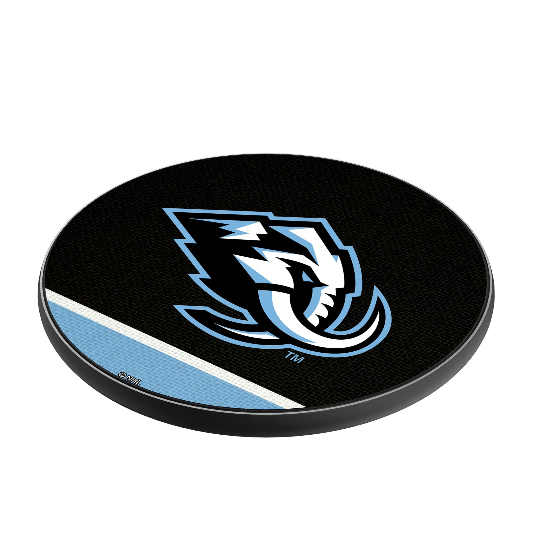 Utah Mammoth Stripe 15-Watt Wireless Charger - Isometric View