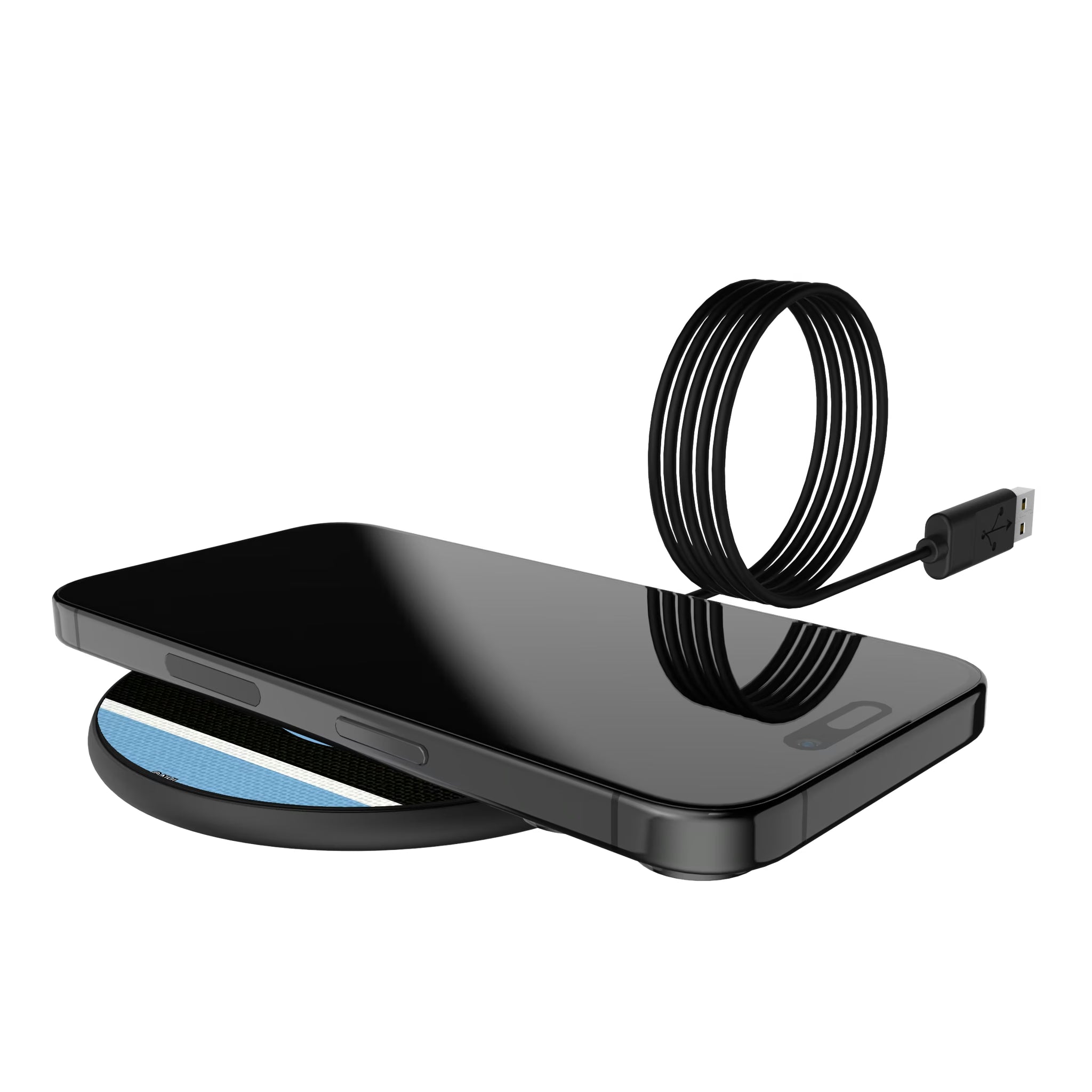 Utah Mammoth Stripe 15-Watt Wireless Charger - Lifestyle
