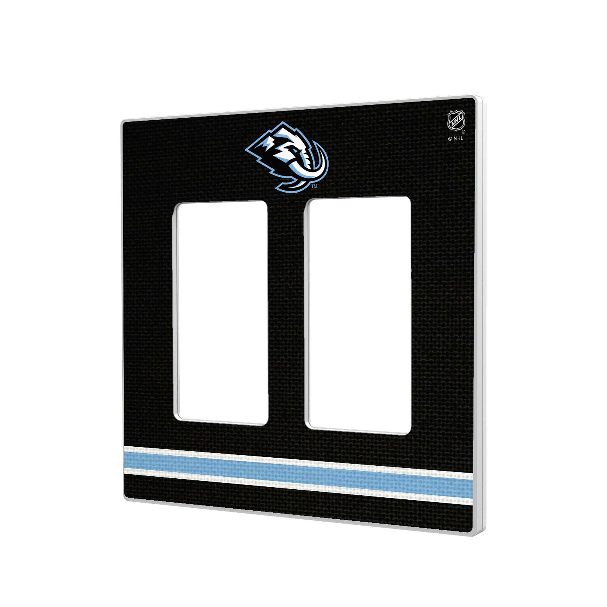 Utah Mammoth Stripe Hidden-Screw Light Switch Plate#Style_Double Rocker