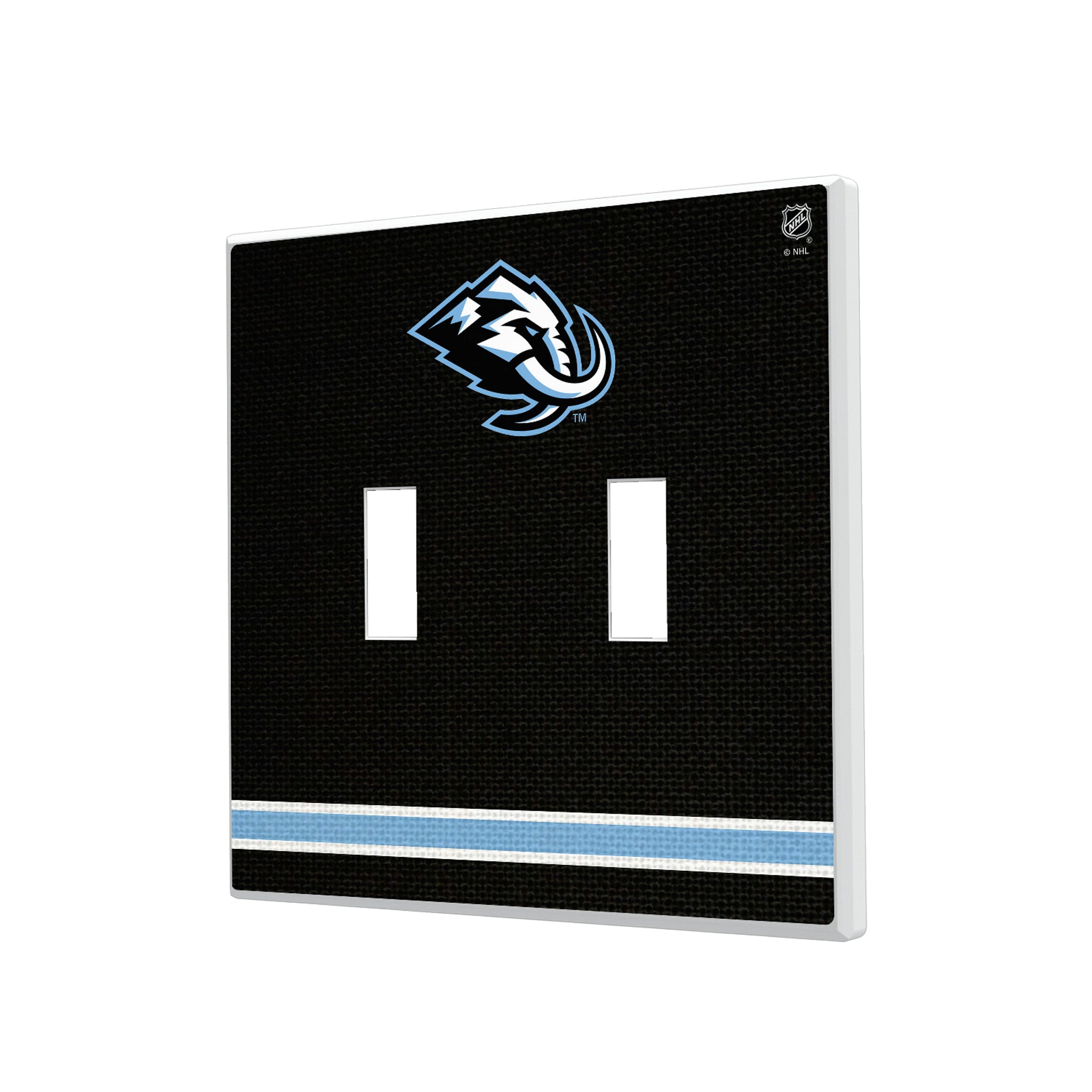 Utah Mammoth Stripe Hidden-Screw Light Switch Plate#Style_Double Toggle