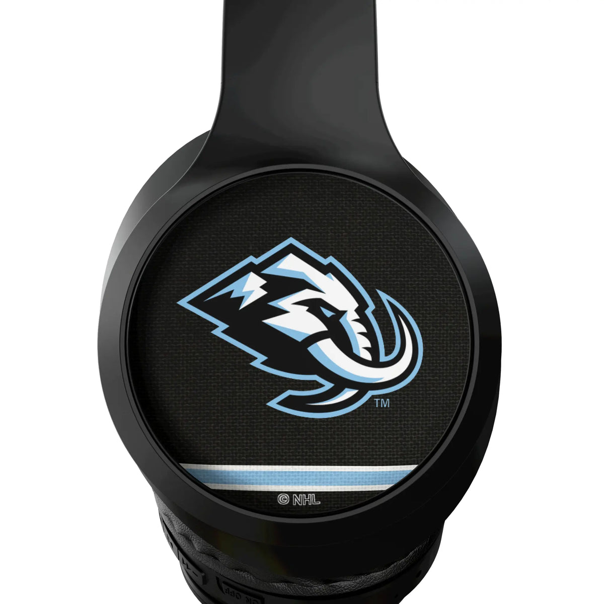 Utah Mammoth Stripe Wireless Over-Ear Headphones With Case - Detail