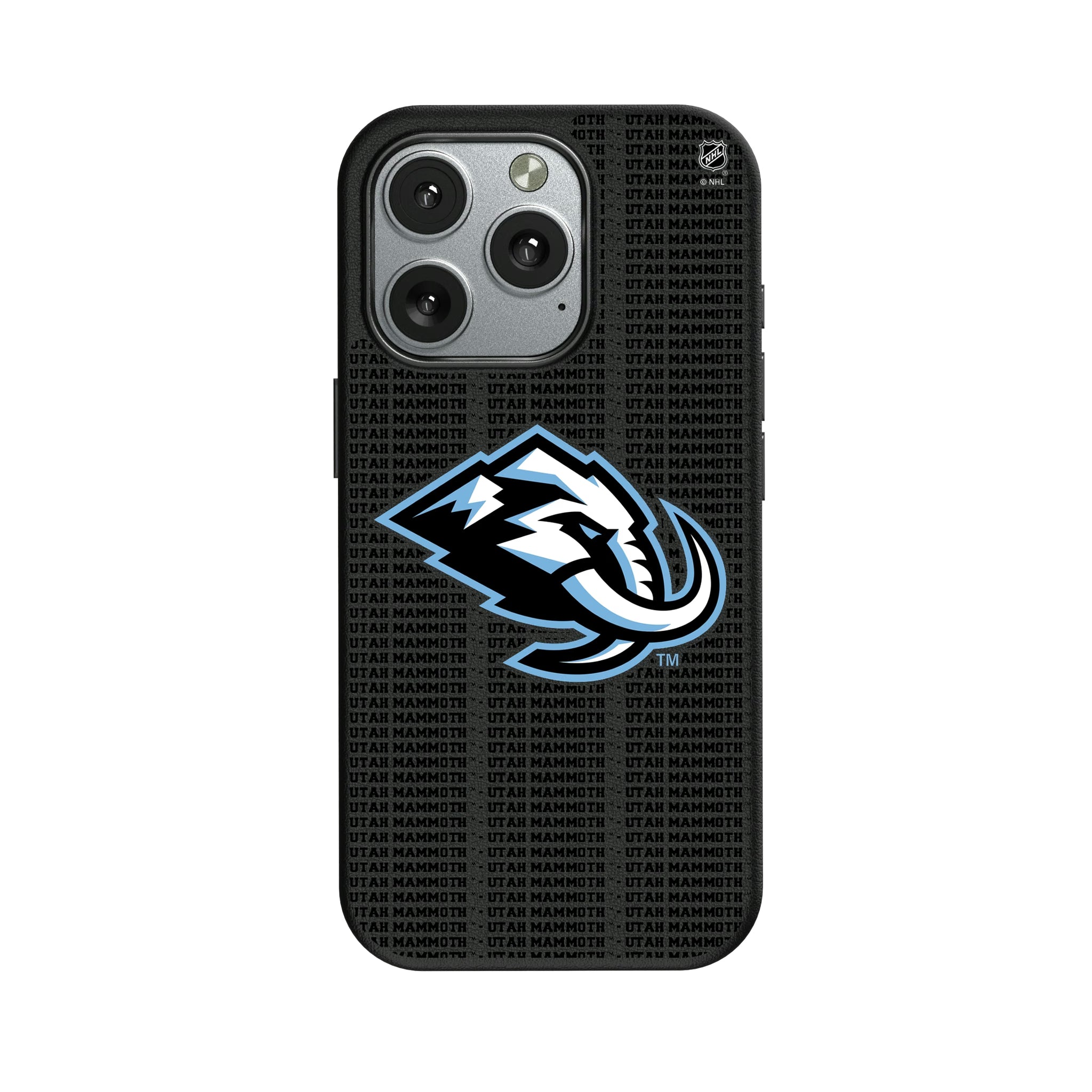 Utah Mammoth Text Backdrop iPhone MagSafe Compatible Phone Case for Apple iPhone