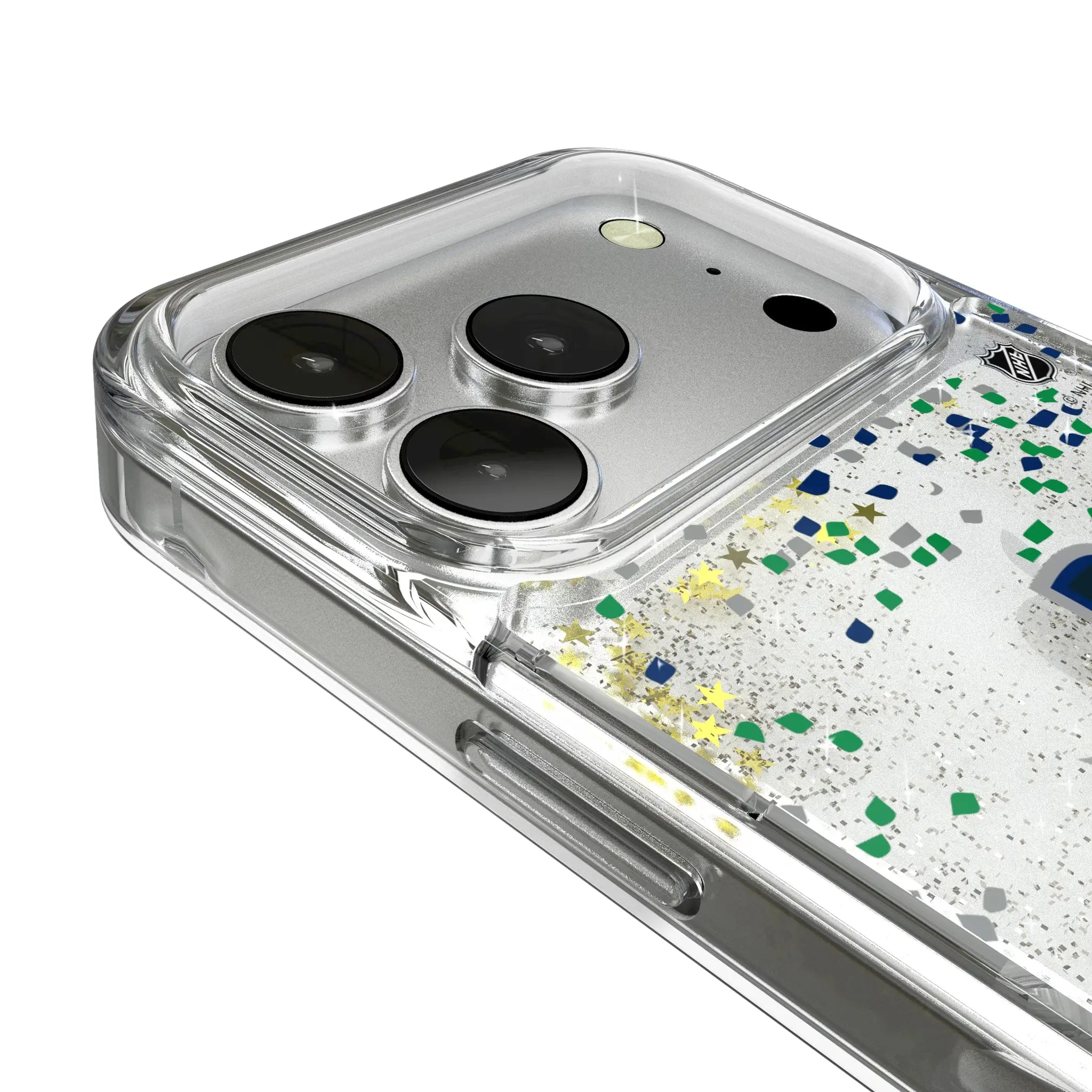 Vancouver Canucks Confetti iPhone Glitter Phone Case for Apple iPhone - Detail