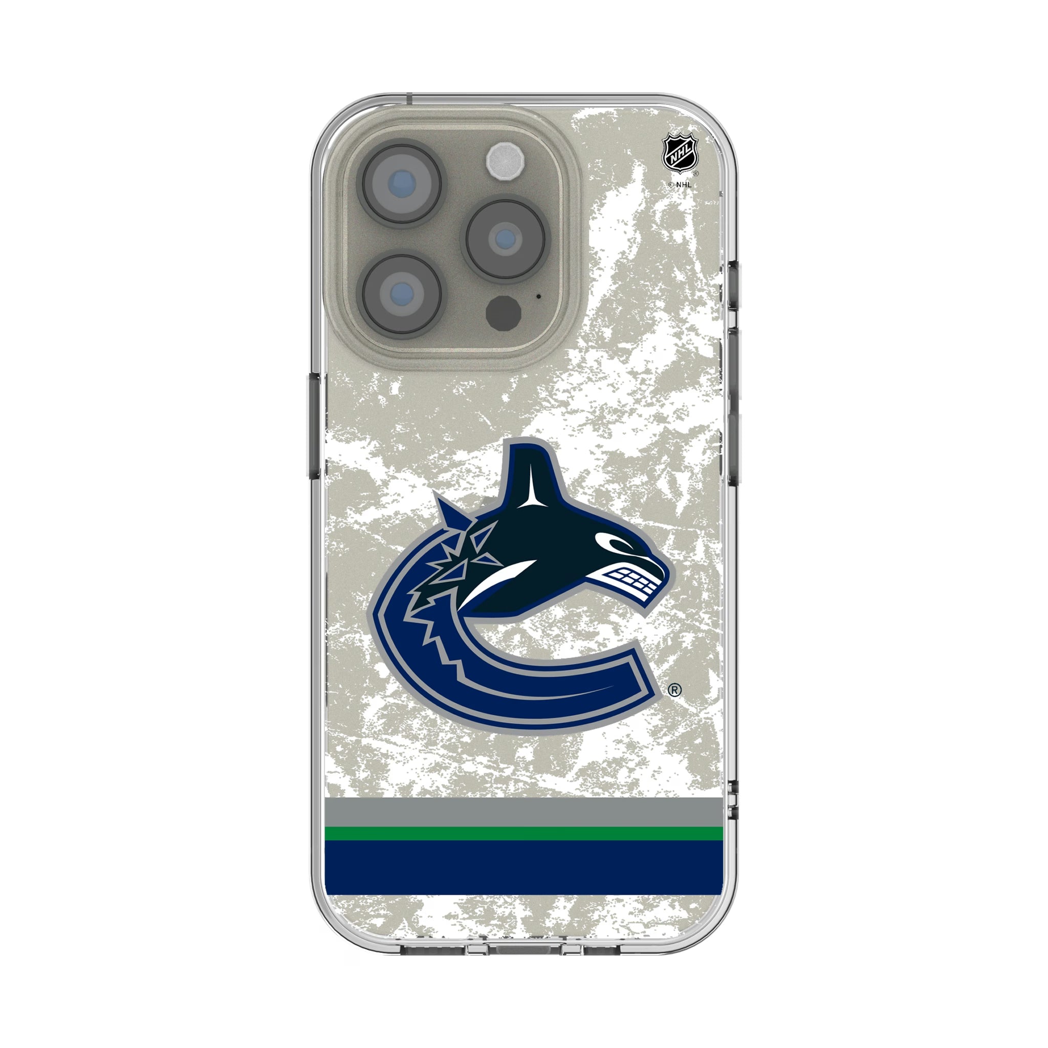 Vancouver Canucks Ice Stripe iPhone Clear Phone Case for Apple iPhone