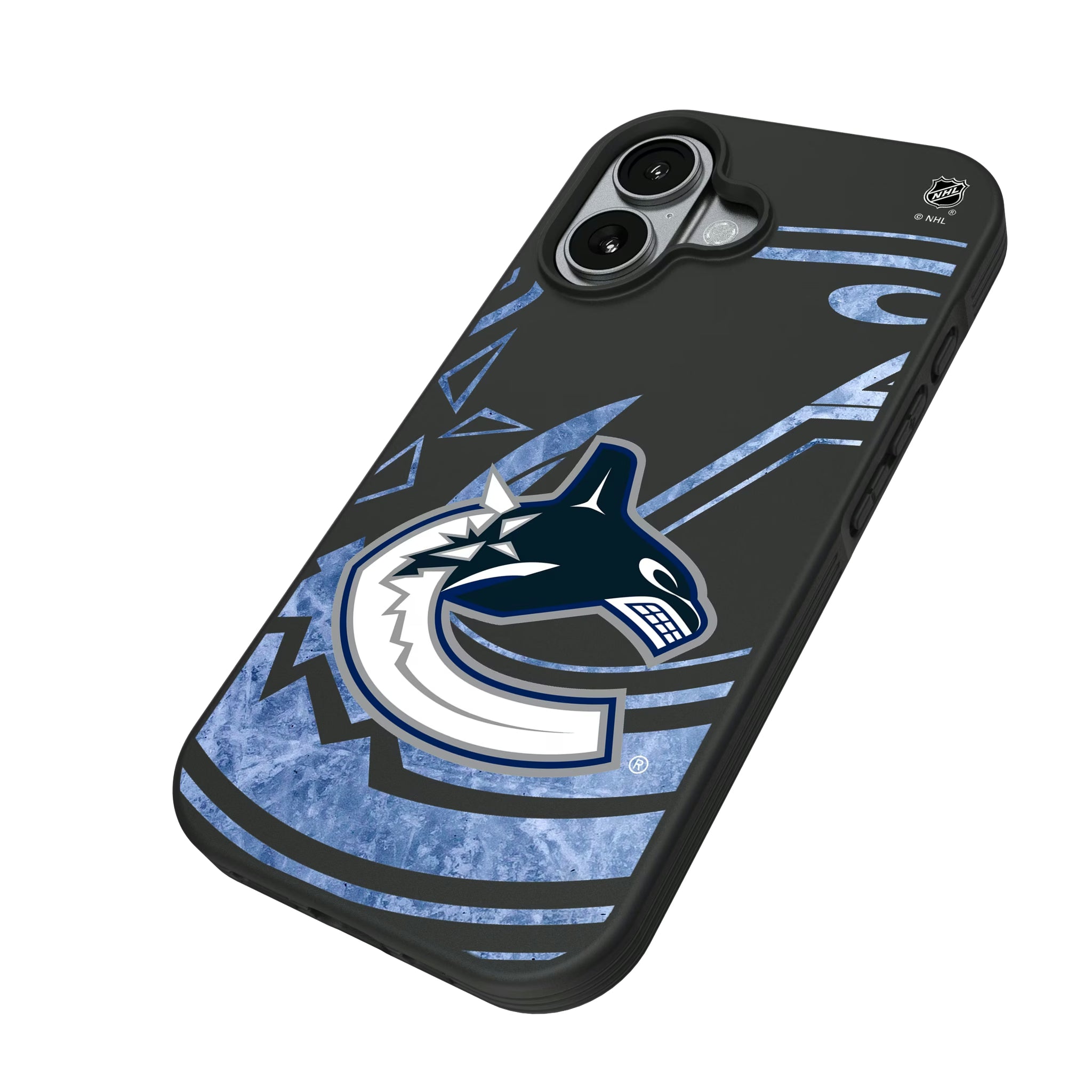 Vancouver Canucks Ice Tilt iPhone Bump Phone Case for Apple iPhone - Isometric View#Device_iPhone 17