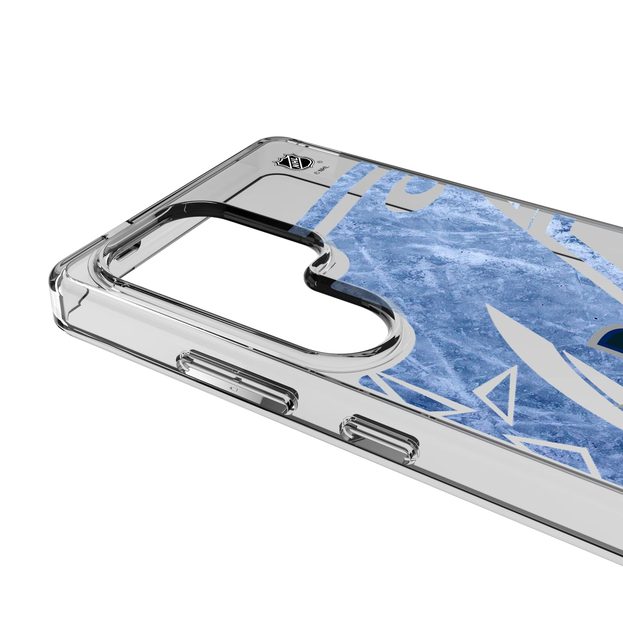 Vancouver Canucks Ice Tilt Galaxy Clear Phone Case for Samsung Galaxy - Detail