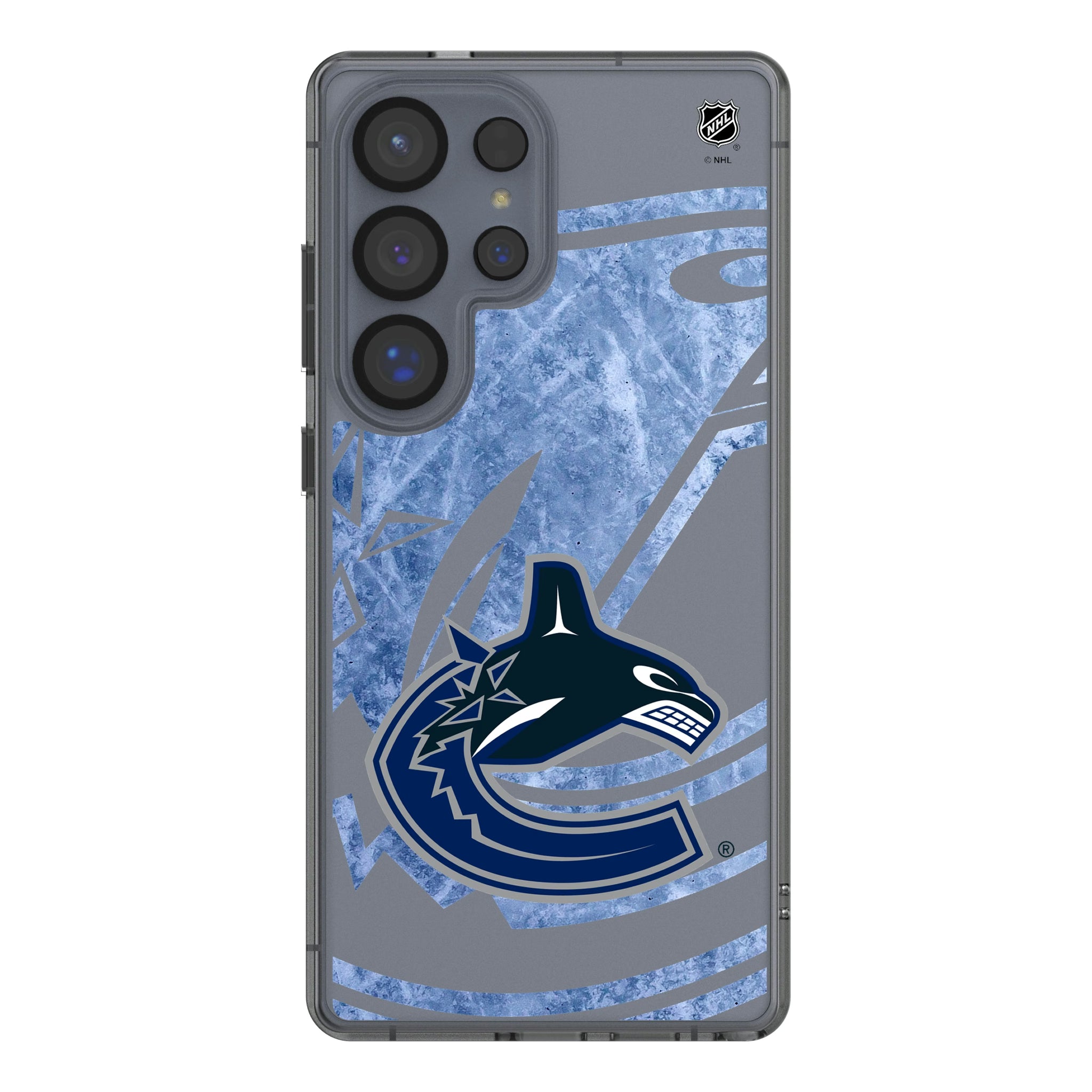 Vancouver Canucks Ice Tilt Galaxy Clear Phone Case for Samsung Galaxy