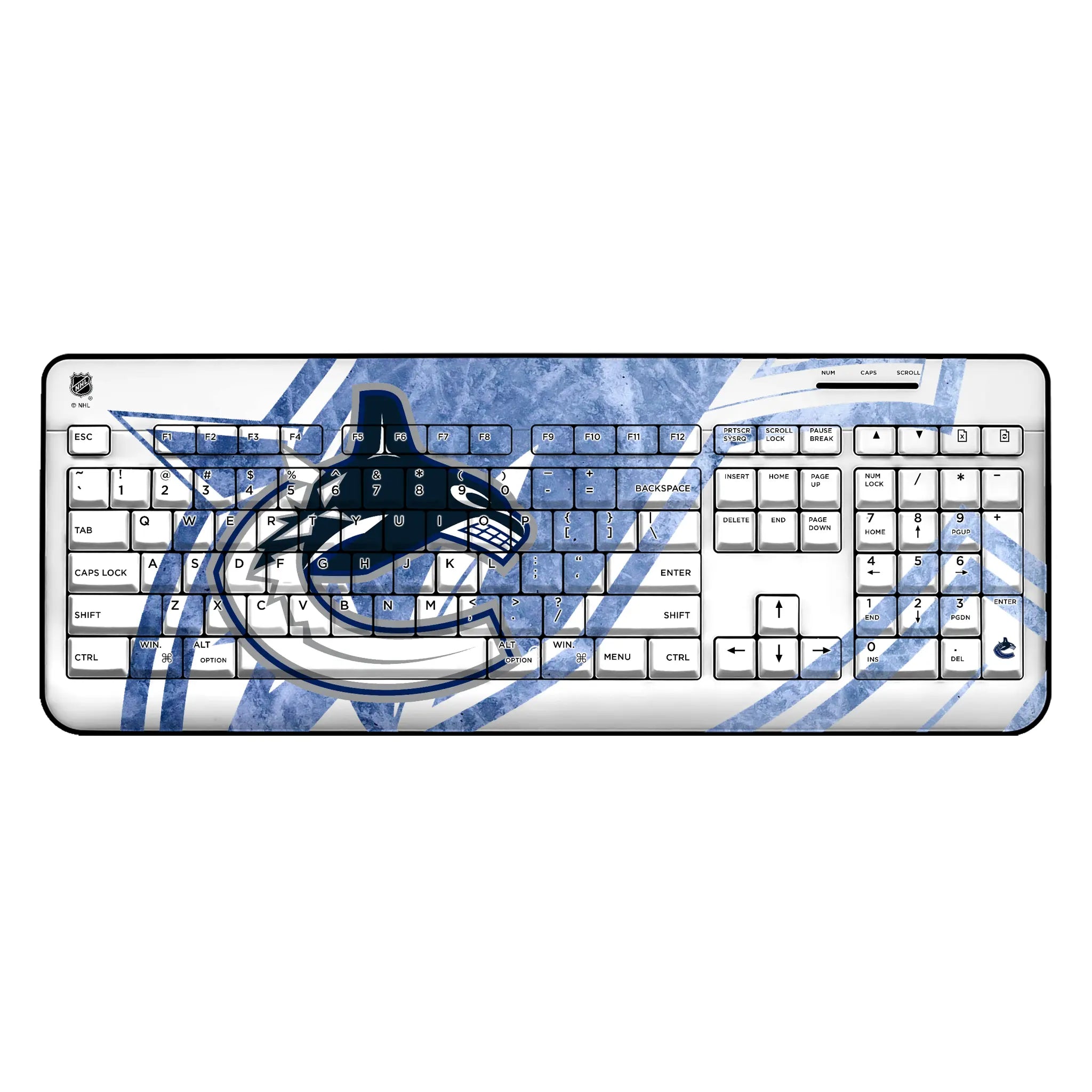 Vancouver Canucks Ice Tilt Wireless USB Keyboard