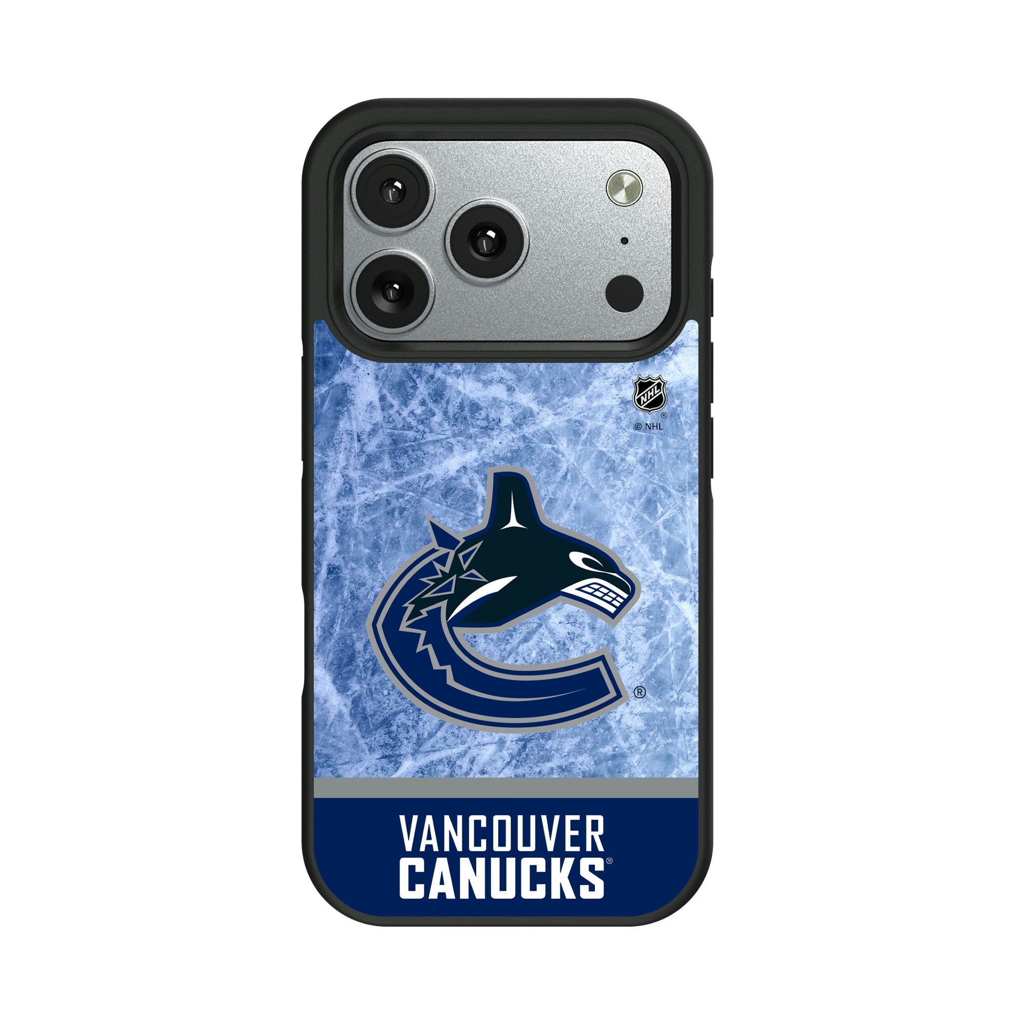 Vancouver Canucks Ice Wordmark iPhone Bump Phone Case for Apple iPhone#Device_iPhone 17 Pro