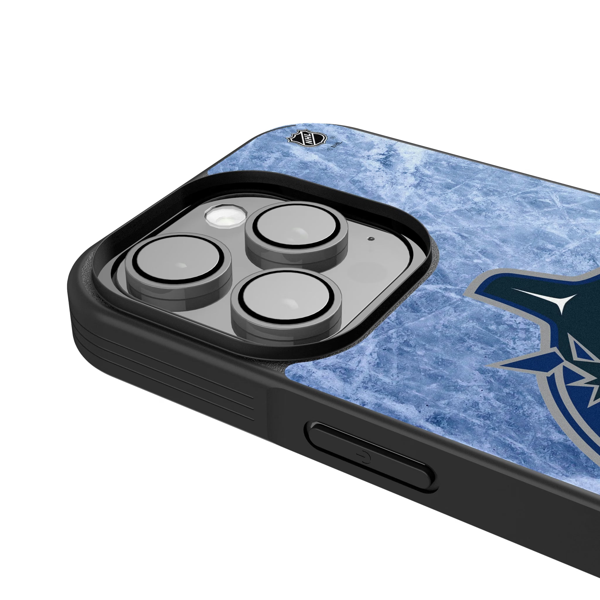 Vancouver Canucks Ice Wordmark iPhone Bump Phone Case for Apple iPhone - Detail