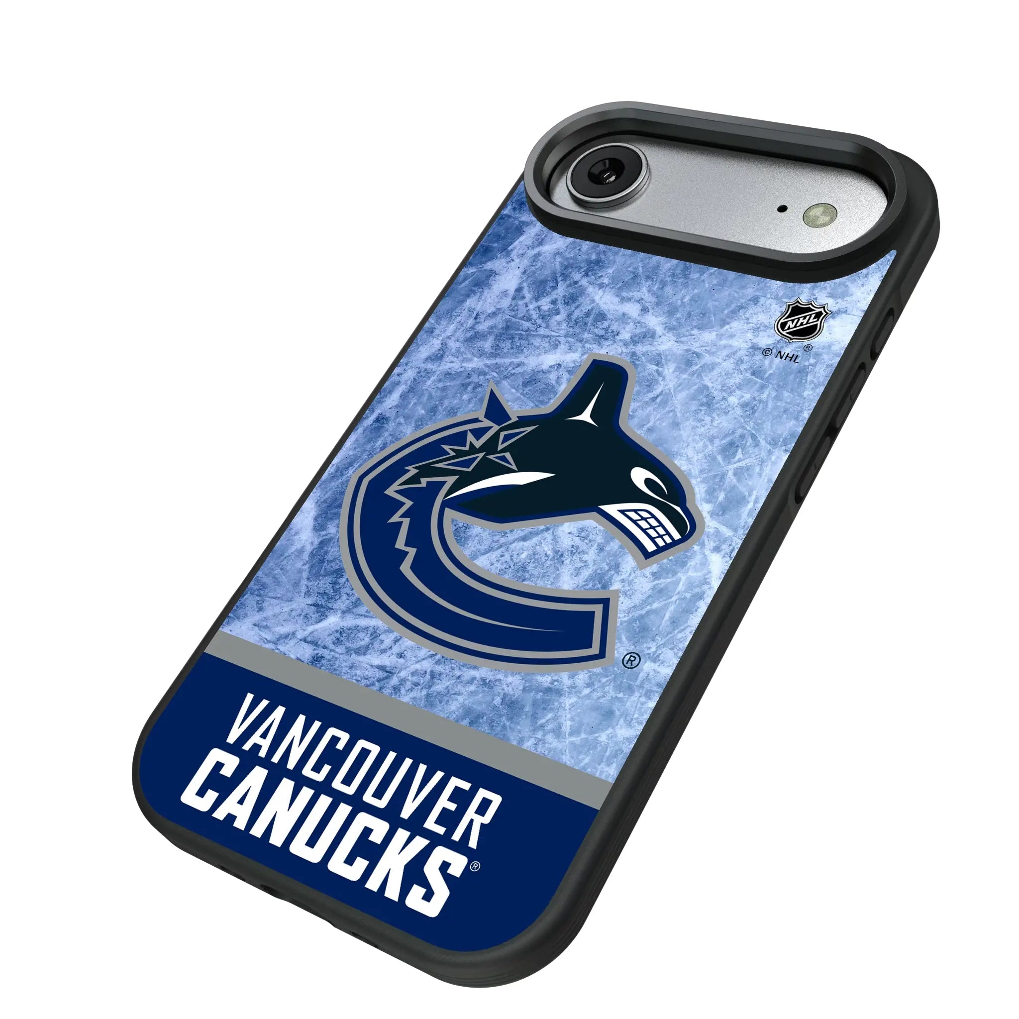 Vancouver Canucks Ice Wordmark iPhone Bump Phone Case for Apple iPhone - Isometric View#Device_iPhone Air