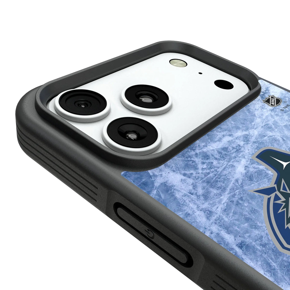 Vancouver Canucks Ice Wordmark iPhone Bump Phone Case for Apple iPhone - Detail#Device_iPhone 18 Pro Max