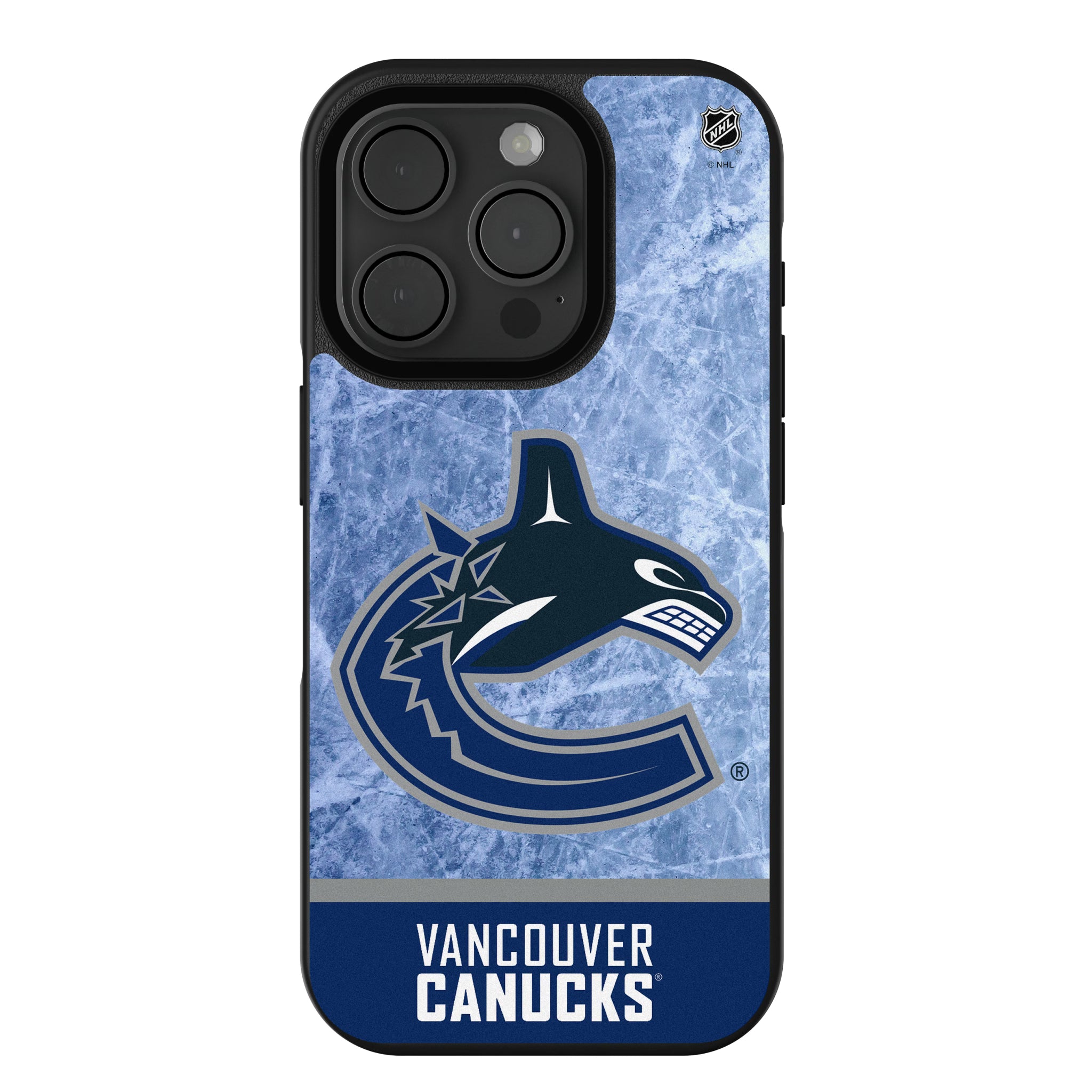 Vancouver Canucks Ice Wordmark iPhone Bump Phone Case for Apple iPhone