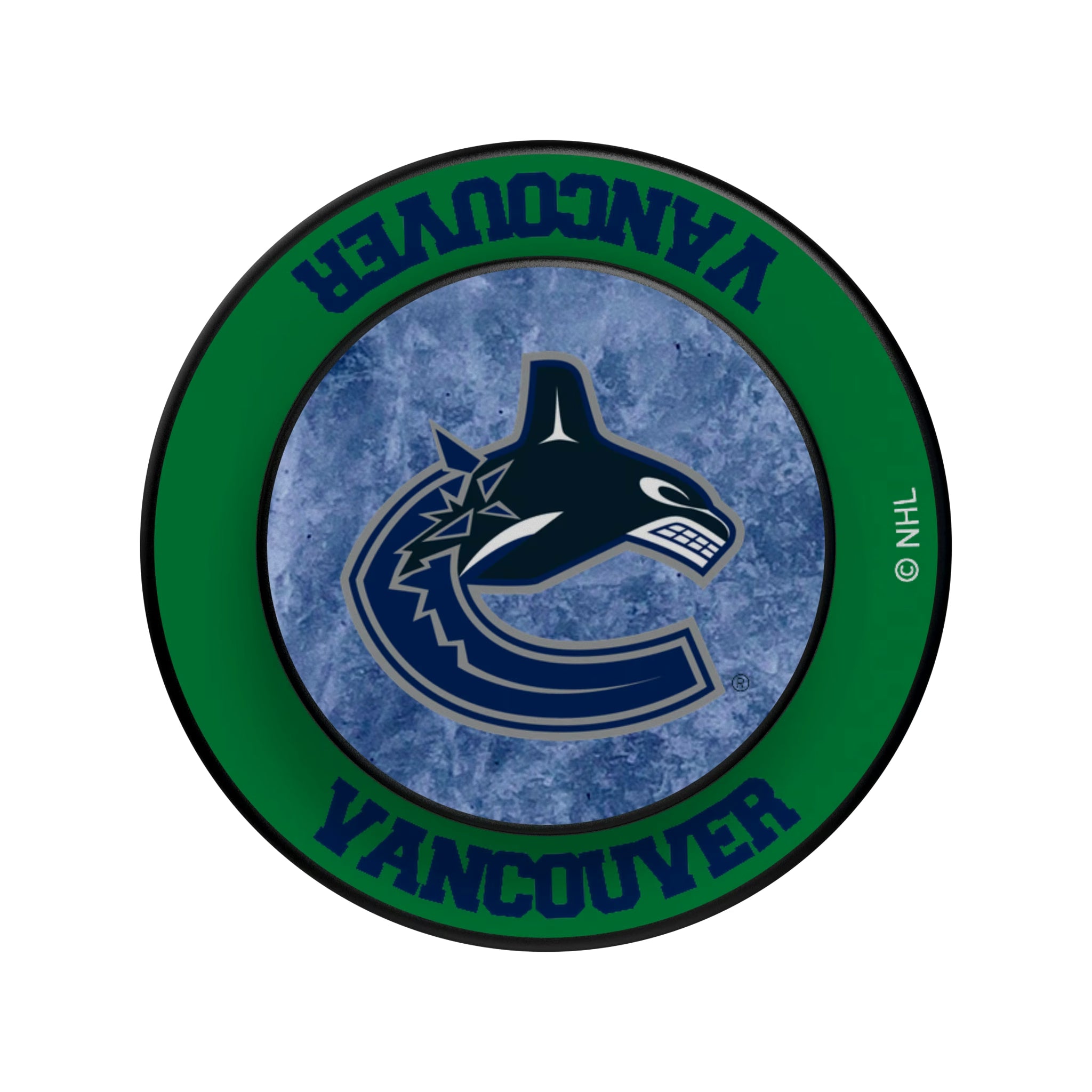 Vancouver Canucks Ice Wordmark Popsockets Round Magnetic