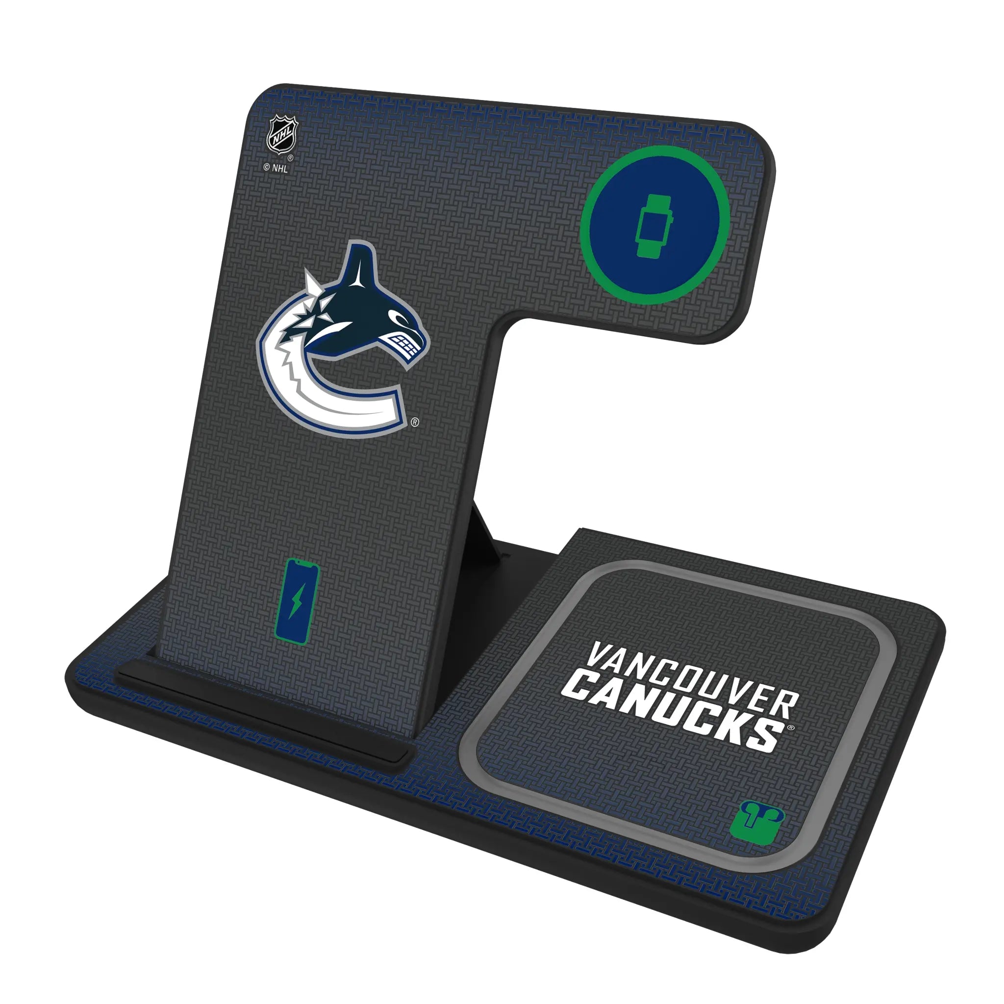 Vancouver Canucks Linen 3 in 1 Charging Station