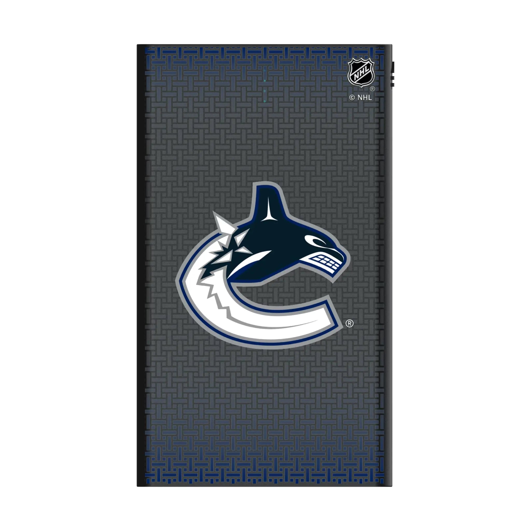 Vancouver Canucks Linen 5000mAh Flat Power Bank