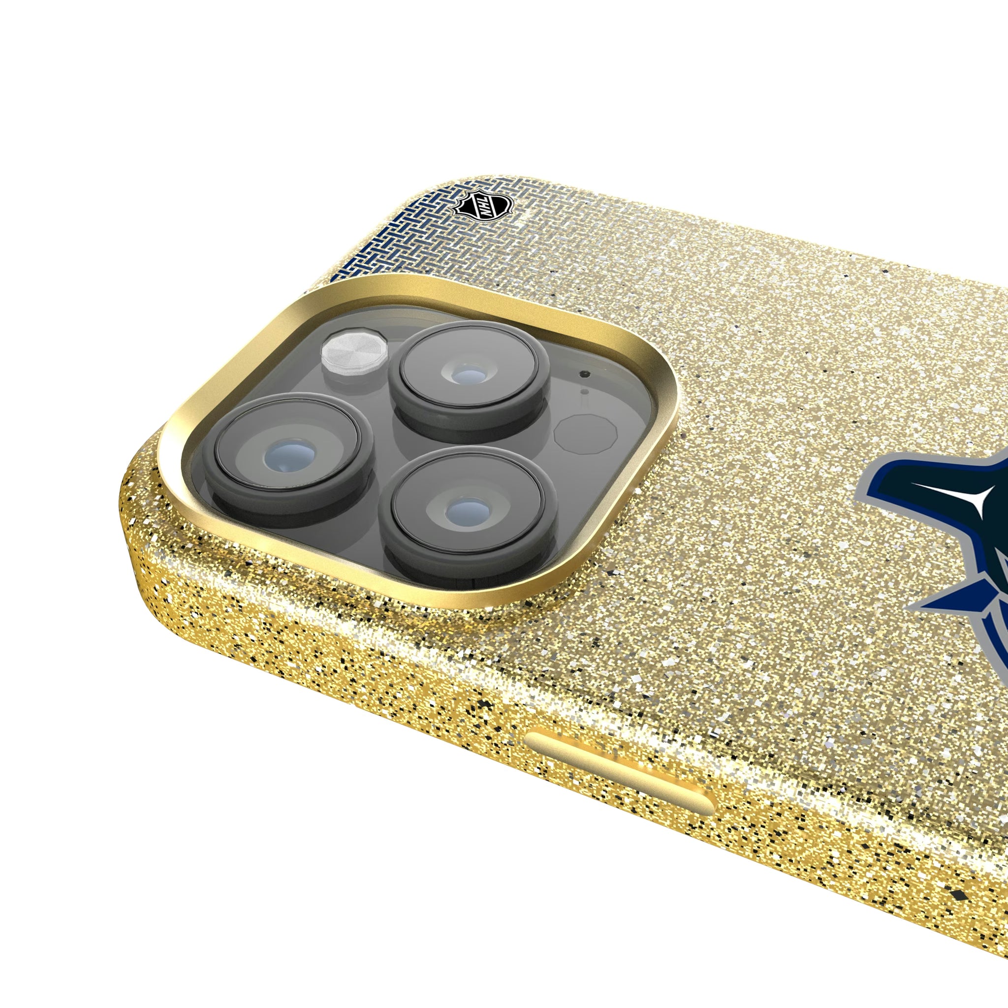 Vancouver Canucks Linen iPhone Bling Phone Case for Apple iPhone - Detail