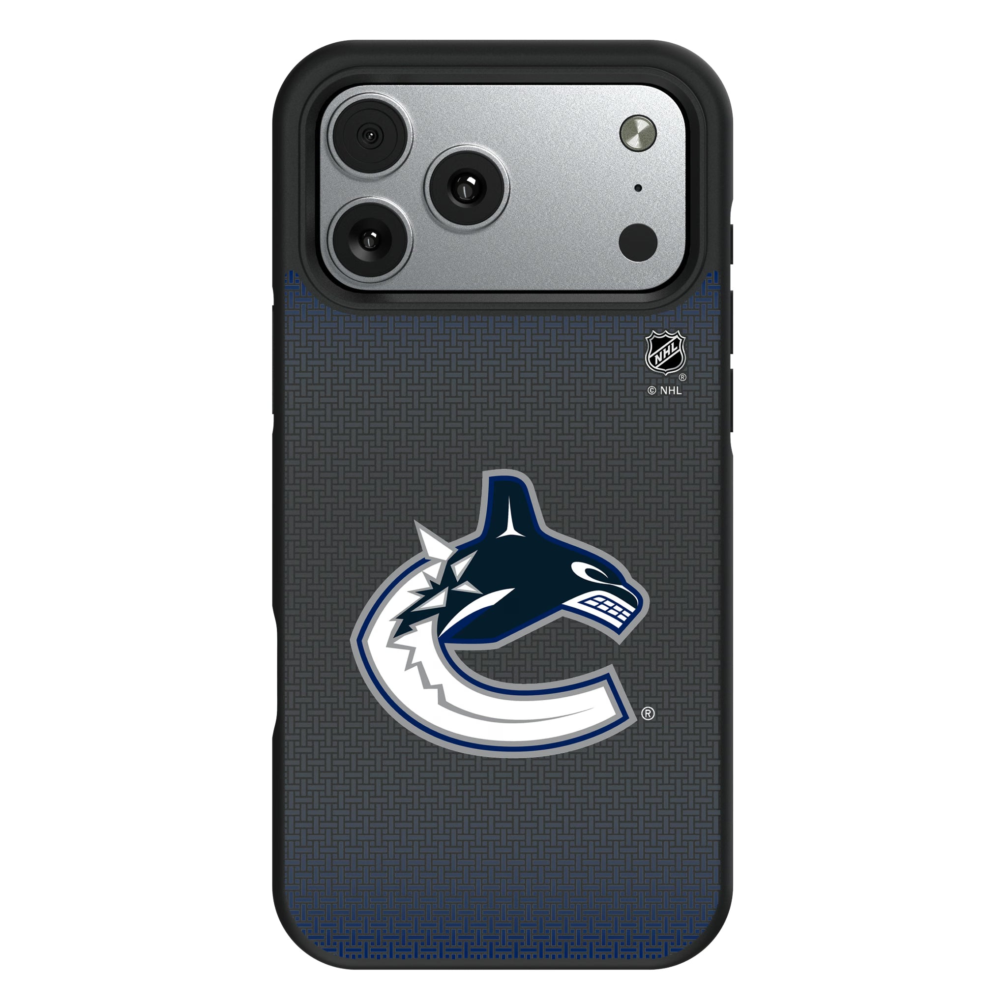 Vancouver Canucks Linen iPhone Bump Phone Case for Apple iPhone#Device_iPhone 17 Pro Max