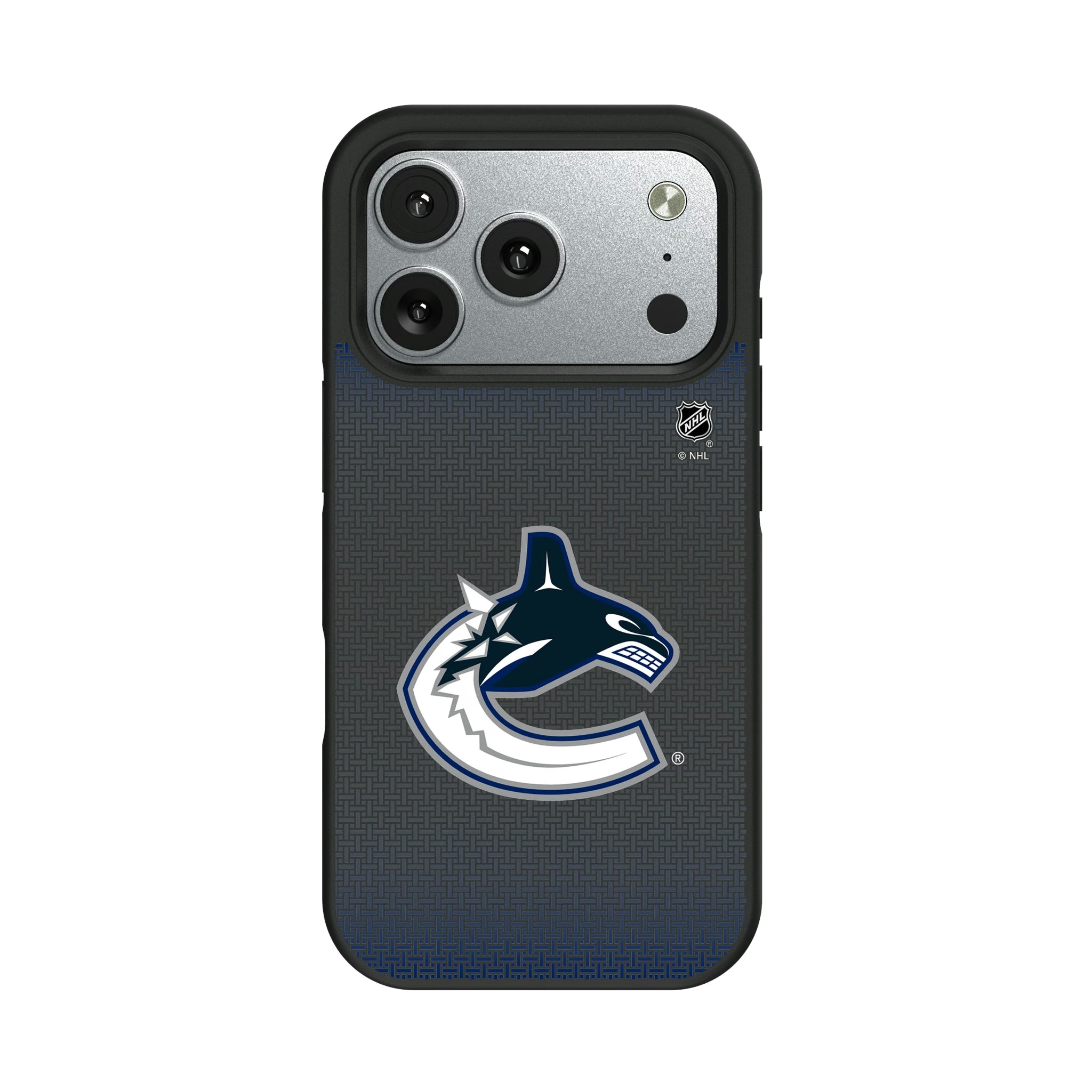 Vancouver Canucks Linen iPhone Bump Phone Case for Apple iPhone#Device_iPhone 17 Pro