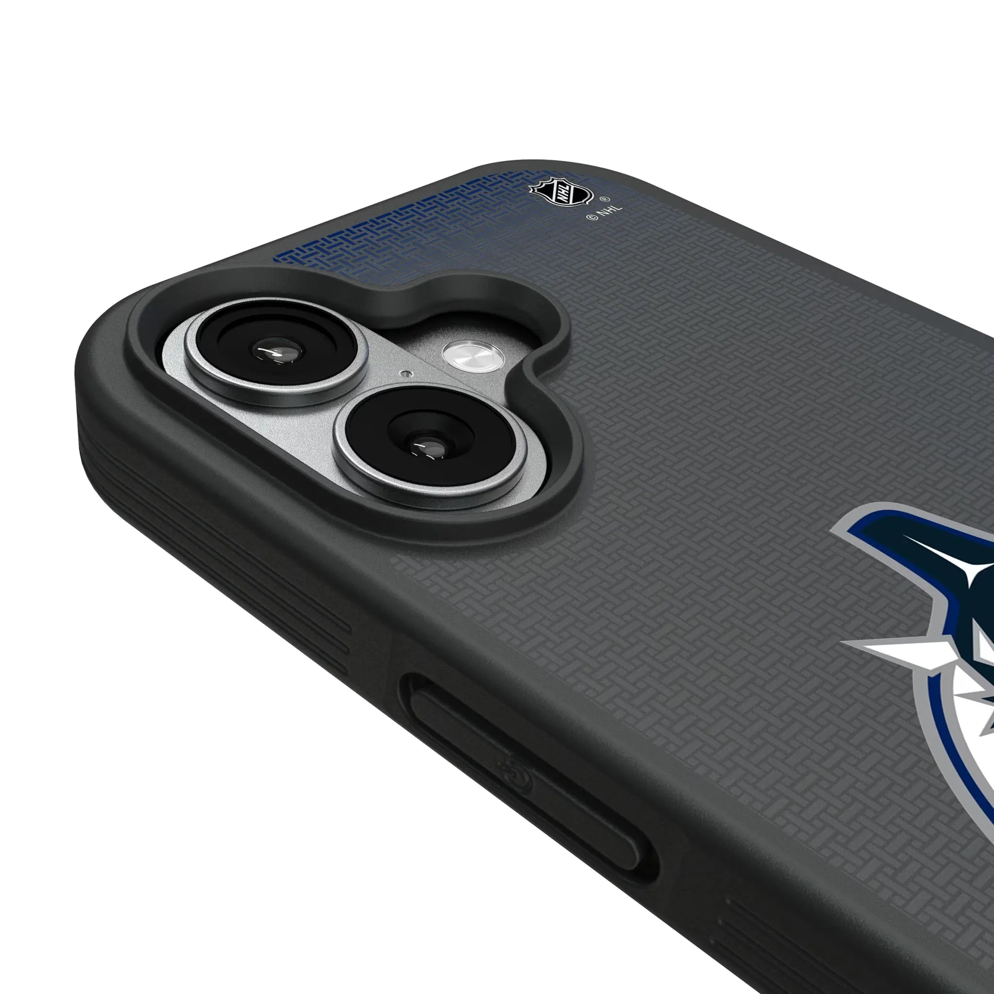 Vancouver Canucks Linen iPhone Bump Phone Case for Apple iPhone - Detail#Device_iPhone 17