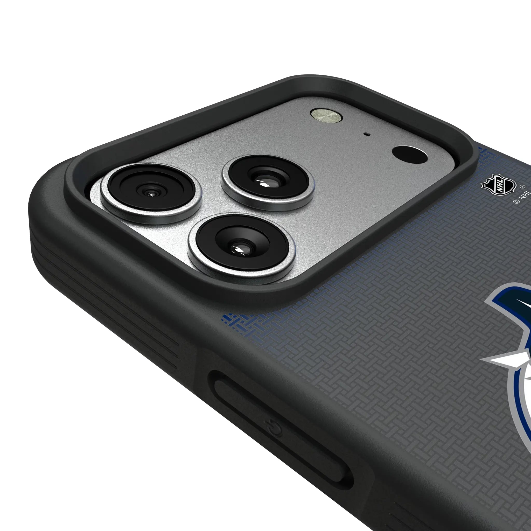 Vancouver Canucks Linen iPhone Bump Phone Case for Apple iPhone - Detail#Device_iPhone 17 Pro Max