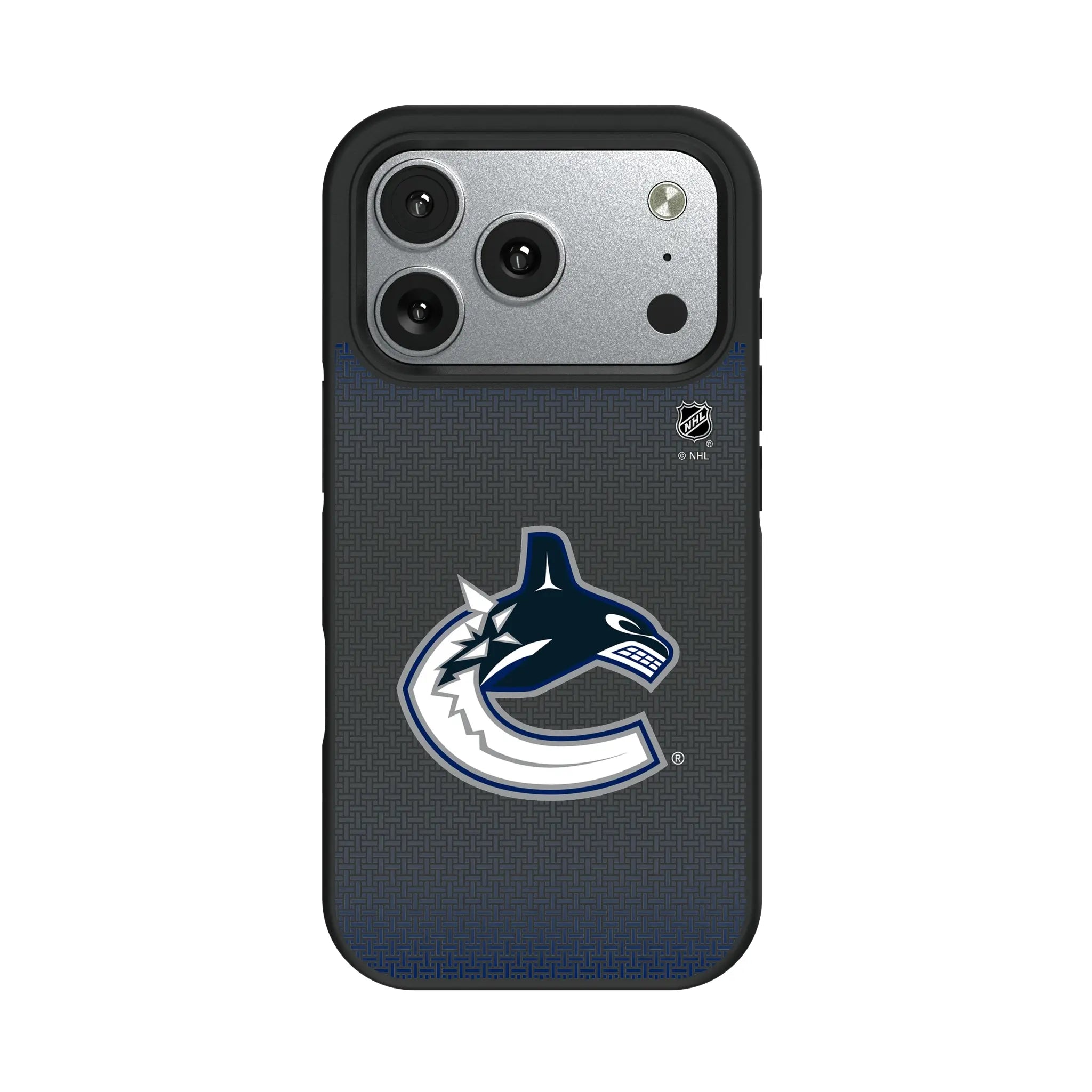 Vancouver Canucks Linen iPhone Bump Phone Case for Apple iPhone#Device_iPhone 17 Pro