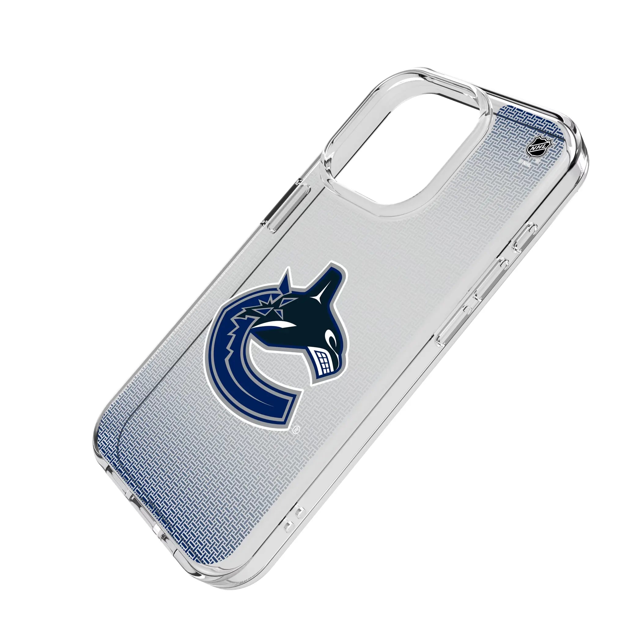Vancouver Canucks Linen iPhone Clear Phone Case for Apple iPhone - Isometric View