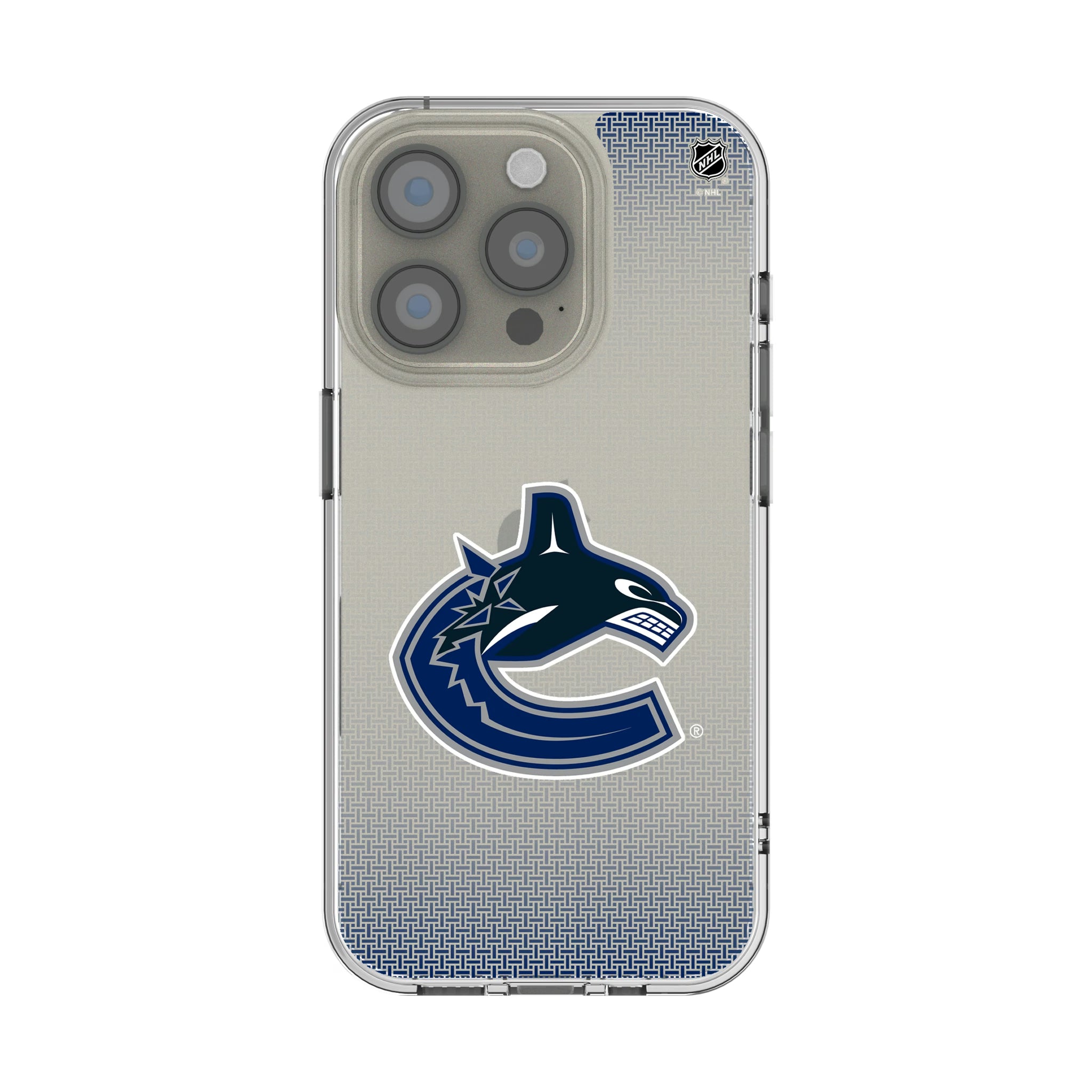 Vancouver Canucks Linen iPhone Clear Phone Case for Apple iPhone