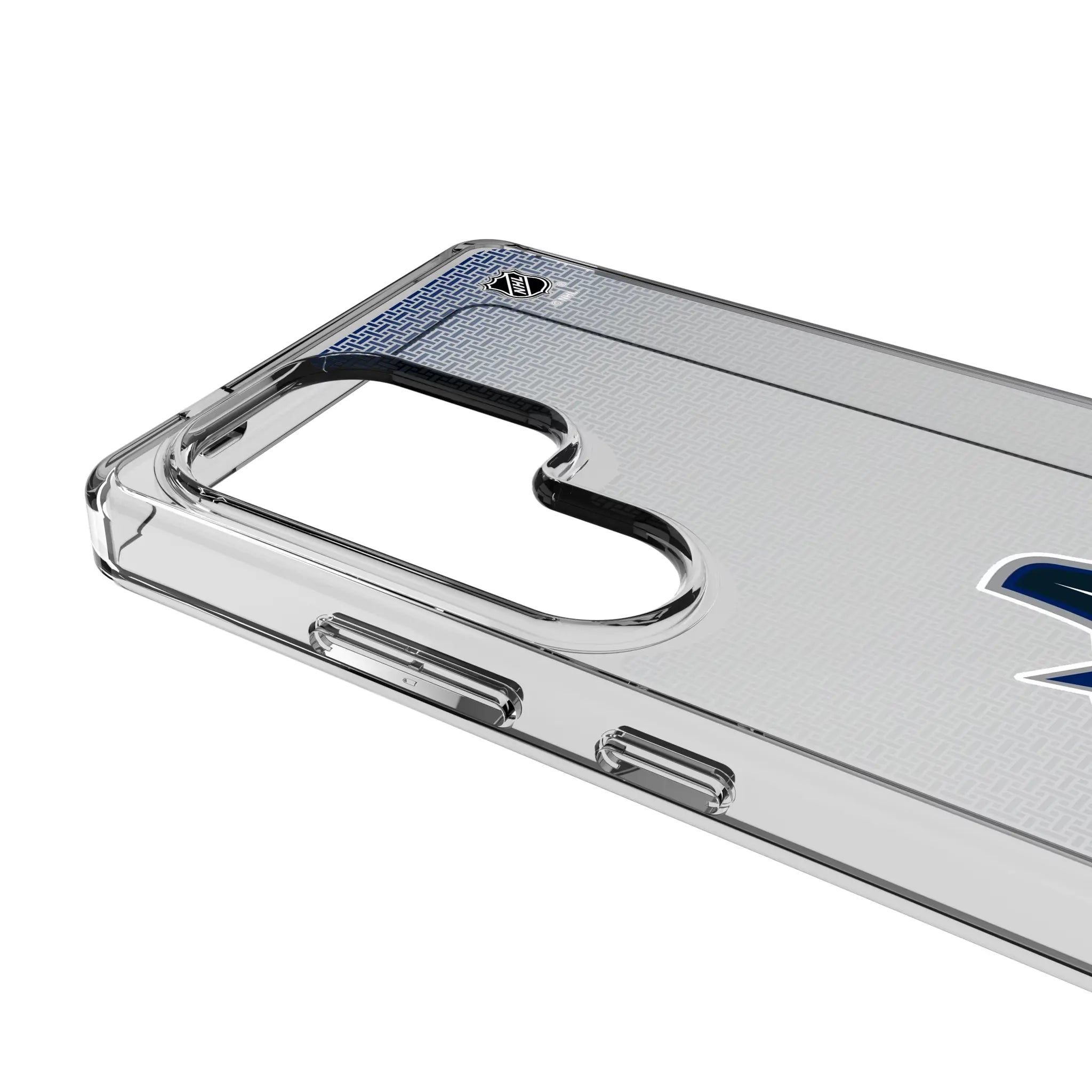 Vancouver Canucks Linen Galaxy Clear Phone Case for Samsung Galaxy - Detail#Device_Galaxy S25 Ultra