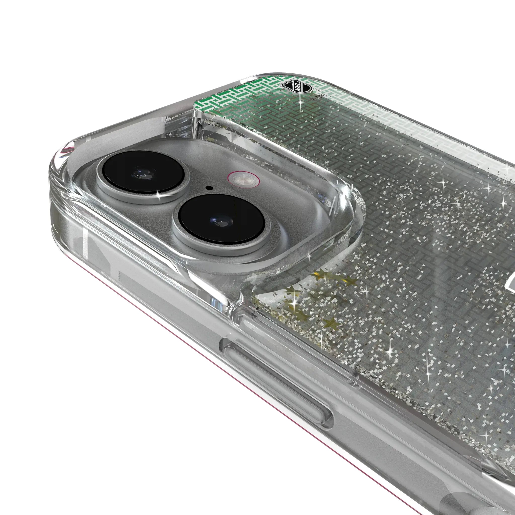 Vancouver Canucks Linen iPhone Glitter Phone Case for Apple iPhone - Detail