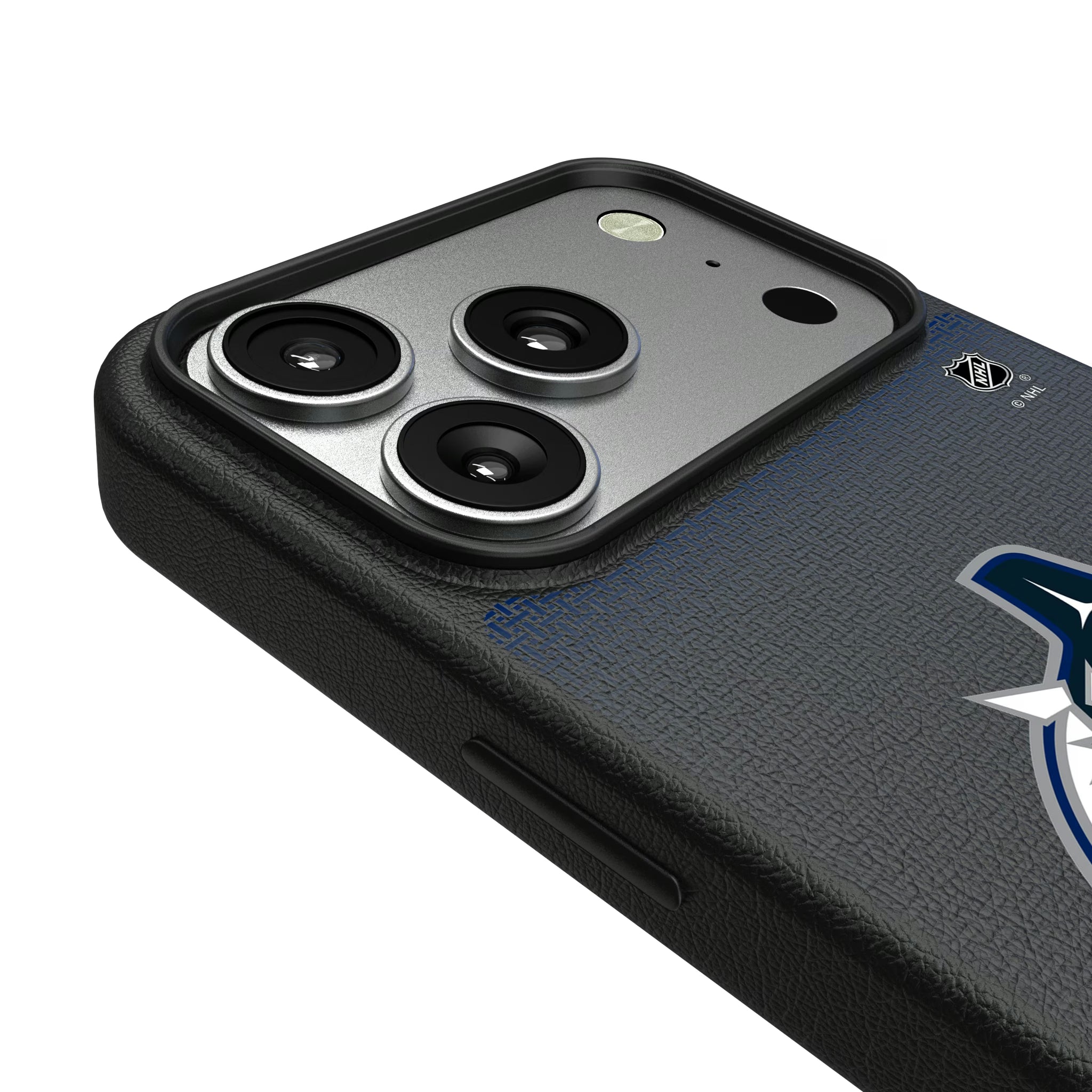 Vancouver Canucks Linen iPhone MagSafe Compatible Phone Case for Apple iPhone - Detail#Device_iPhone 17 Pro