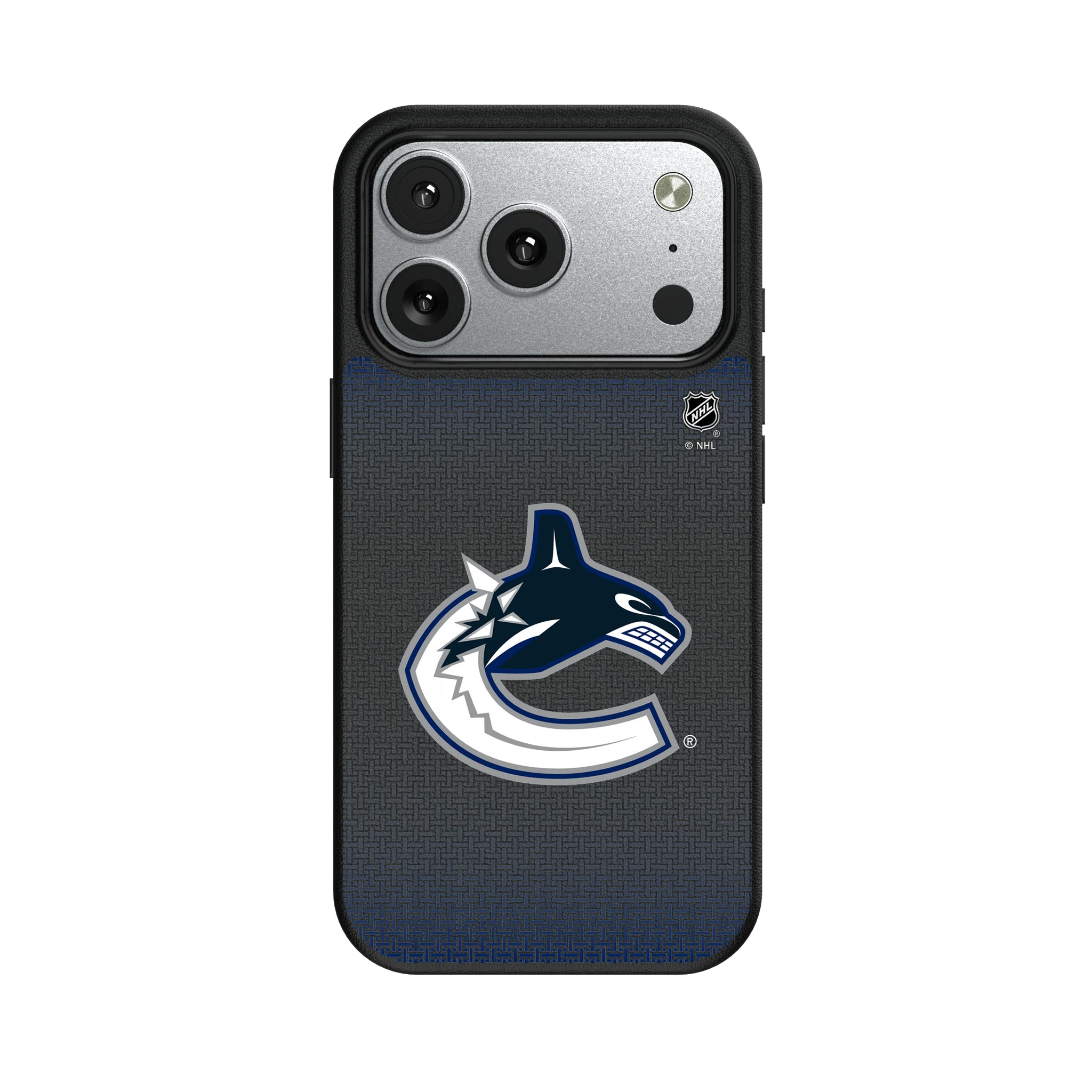 Vancouver Canucks Linen iPhone MagSafe Compatible Phone Case for Apple iPhone#Device_iPhone 17 Pro