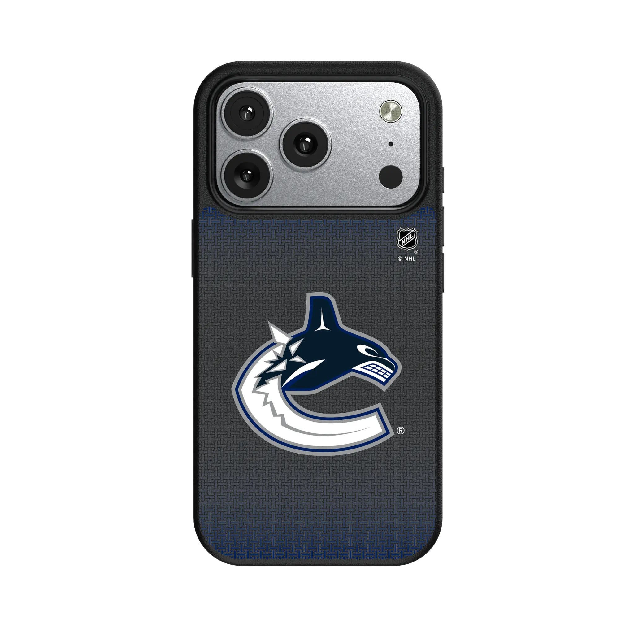 Vancouver Canucks Linen iPhone MagSafe Compatible Phone Case for Apple iPhone#Device_iPhone 17 Pro
