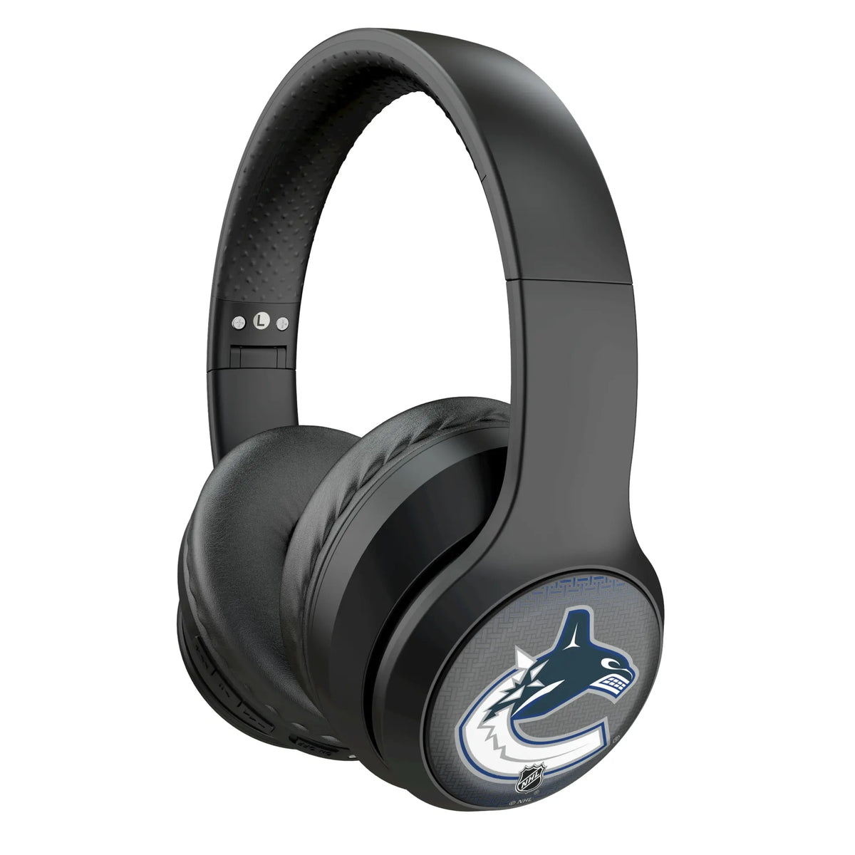 Vancouver Canucks Linen Wireless Over-Ear Headphones With Case