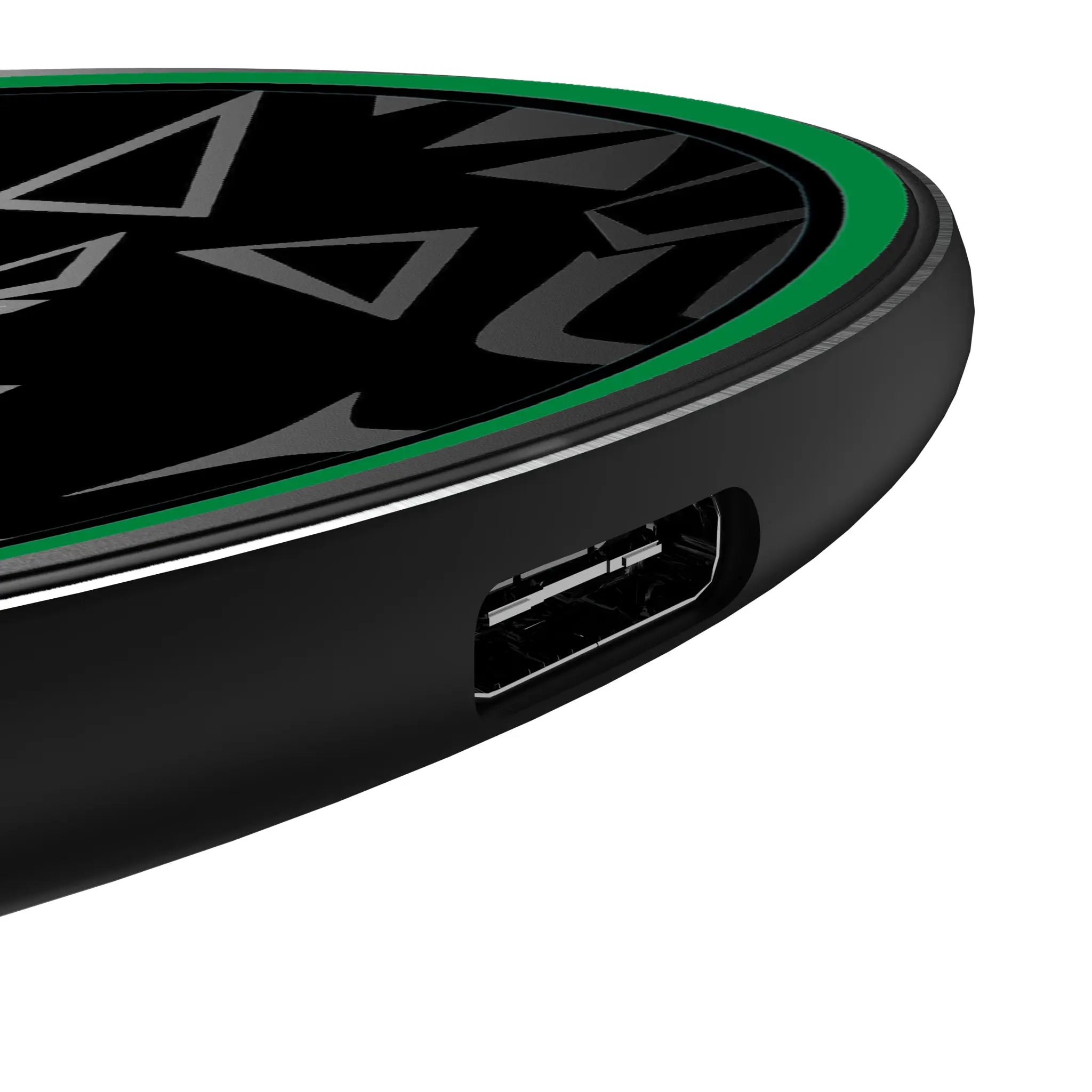 Vancouver Canucks Monocolor Tilt 15-Watt Wireless Charger - Detail