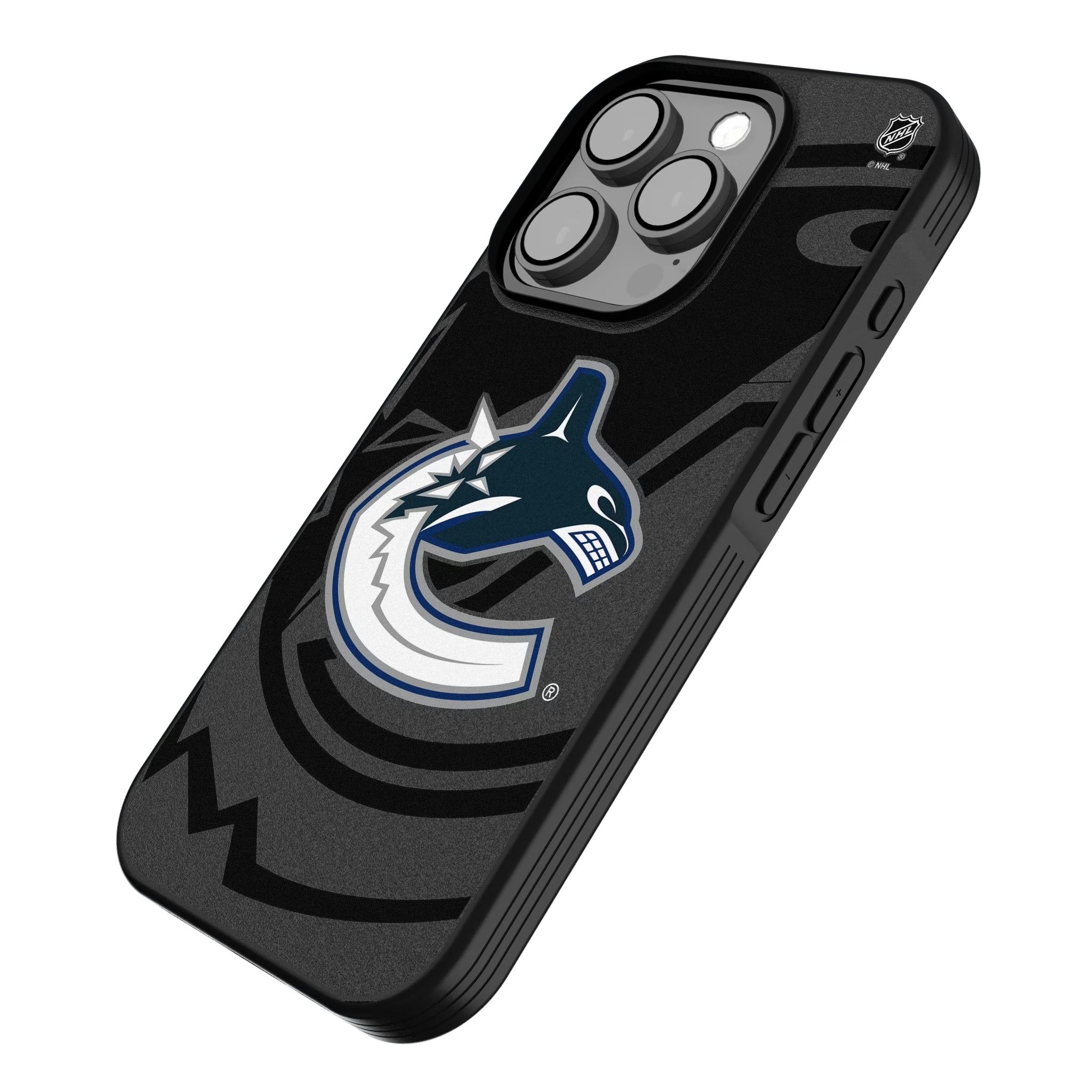 Vancouver Canucks Monocolor Tilt iPhone Bump Phone Case for Apple iPhone - Isometric View
