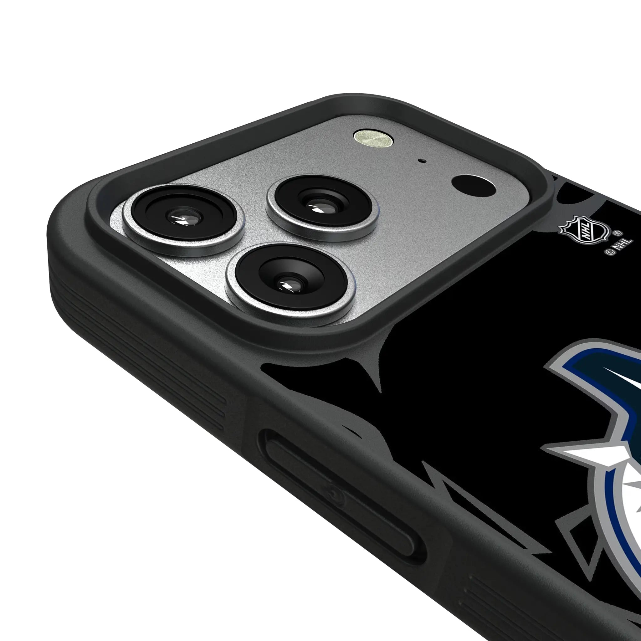 Vancouver Canucks Monocolor Tilt iPhone Bump Phone Case for Apple iPhone - Detail#Device_iPhone 17 Pro