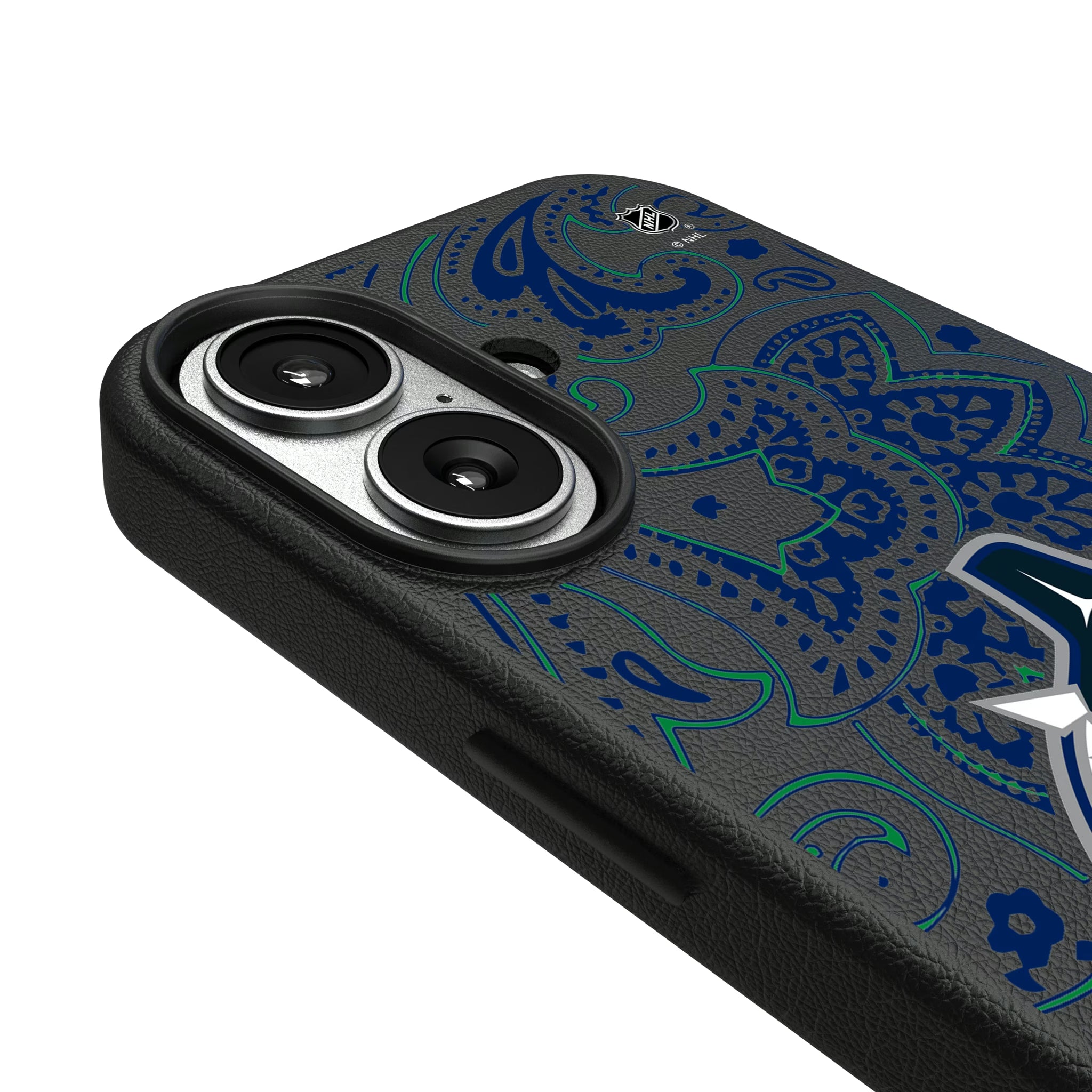 Vancouver Canucks Paisley iPhone MagSafe Compatible Phone Case for Apple iPhone - Detail#Device_iPhone 17