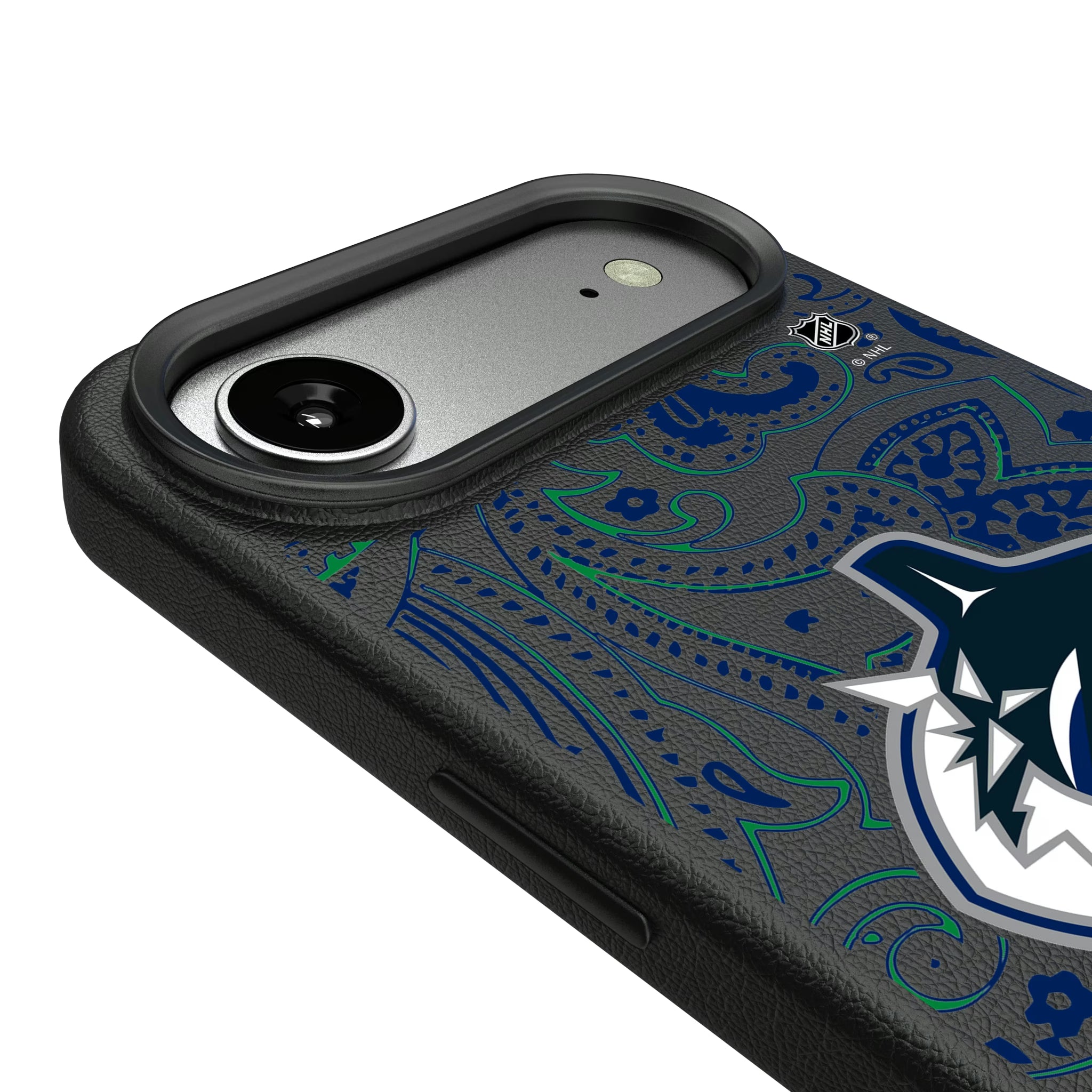 Vancouver Canucks Paisley iPhone MagSafe Compatible Phone Case for Apple iPhone - Detail#Device_iPhone Air