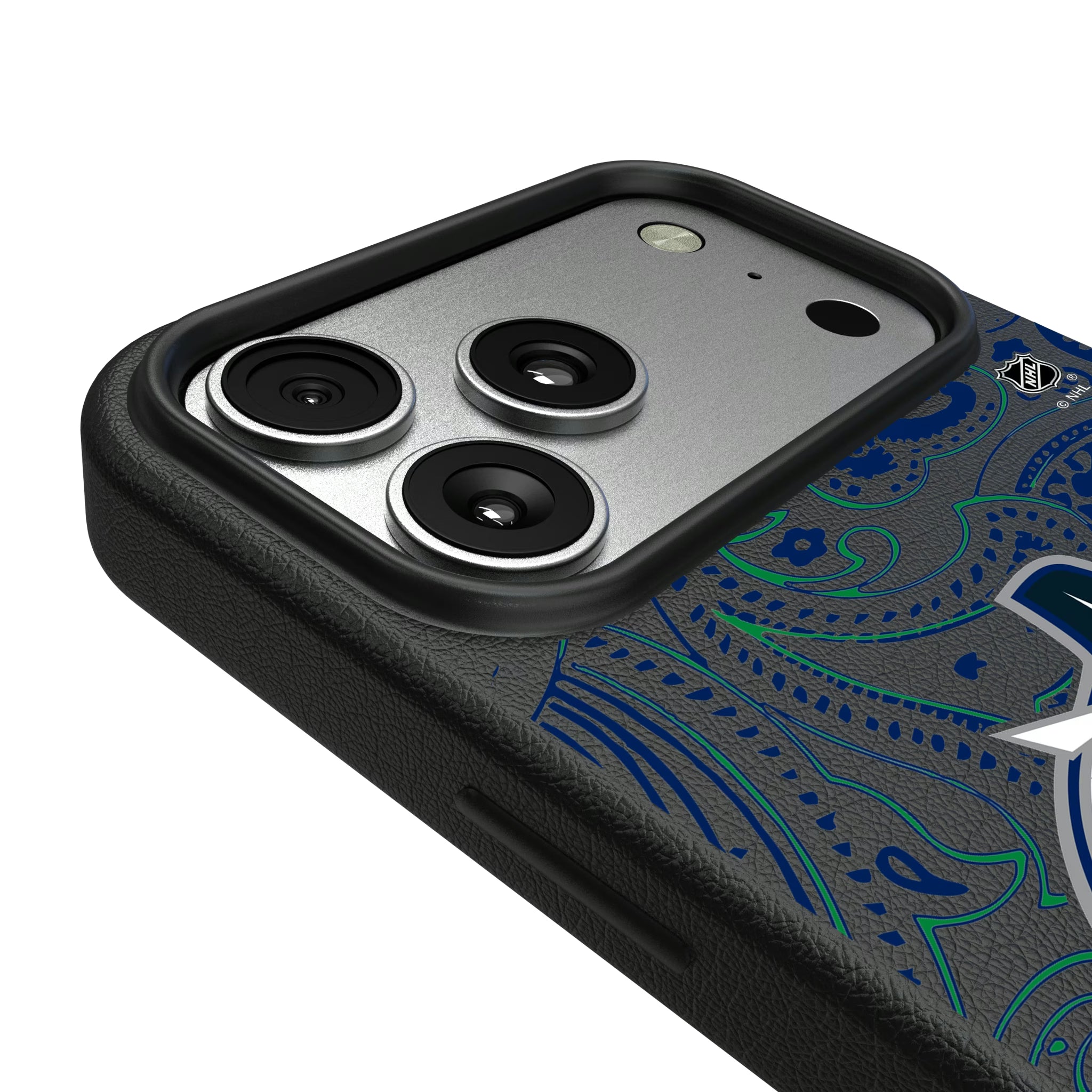 Vancouver Canucks Paisley iPhone MagSafe Compatible Phone Case for Apple iPhone - Detail#Device_iPhone 17 Pro Max