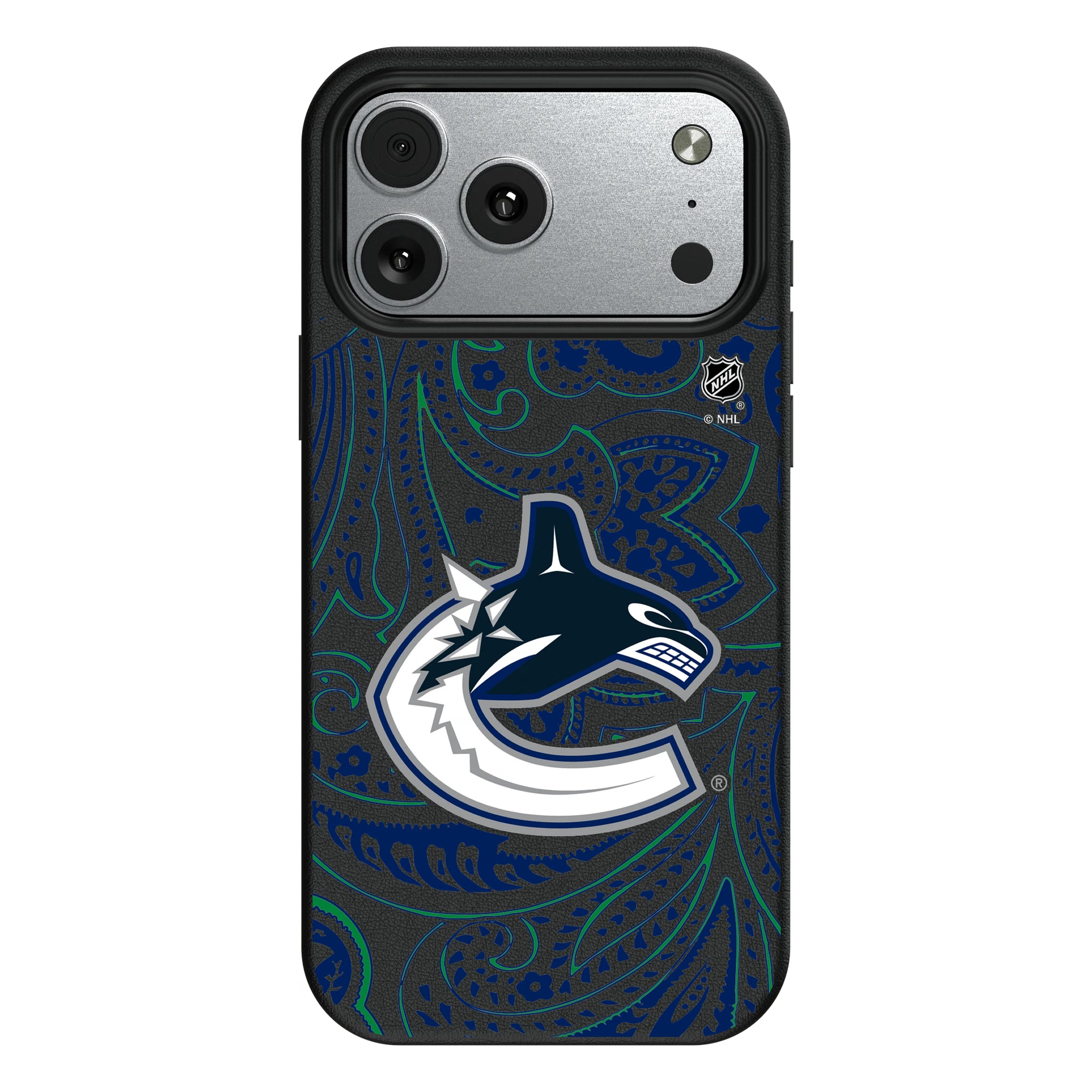 Vancouver Canucks Paisley iPhone MagSafe Compatible Phone Case for Apple iPhone#Device_iPhone 17 Pro Max