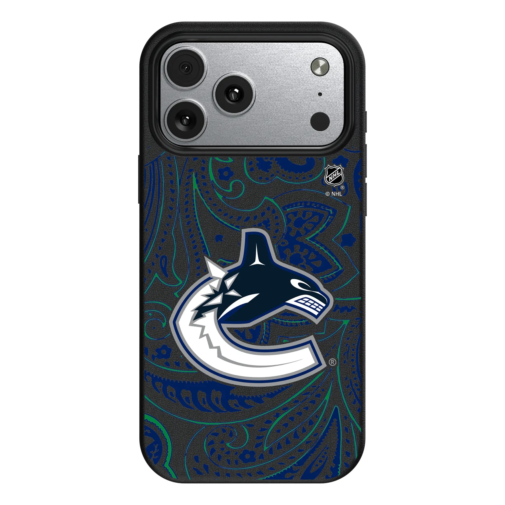 Vancouver Canucks Paisley iPhone MagSafe Compatible Phone Case for Apple iPhone#Device_iPhone 17 Pro Max