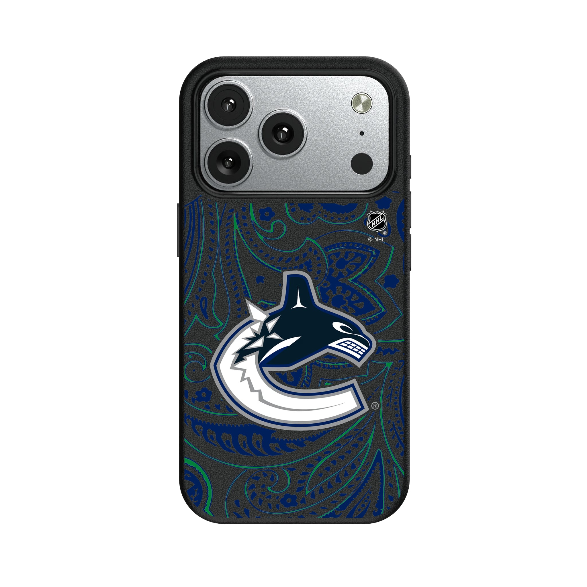 Vancouver Canucks Paisley iPhone MagSafe Compatible Phone Case for Apple iPhone#Device_iPhone 17 Pro