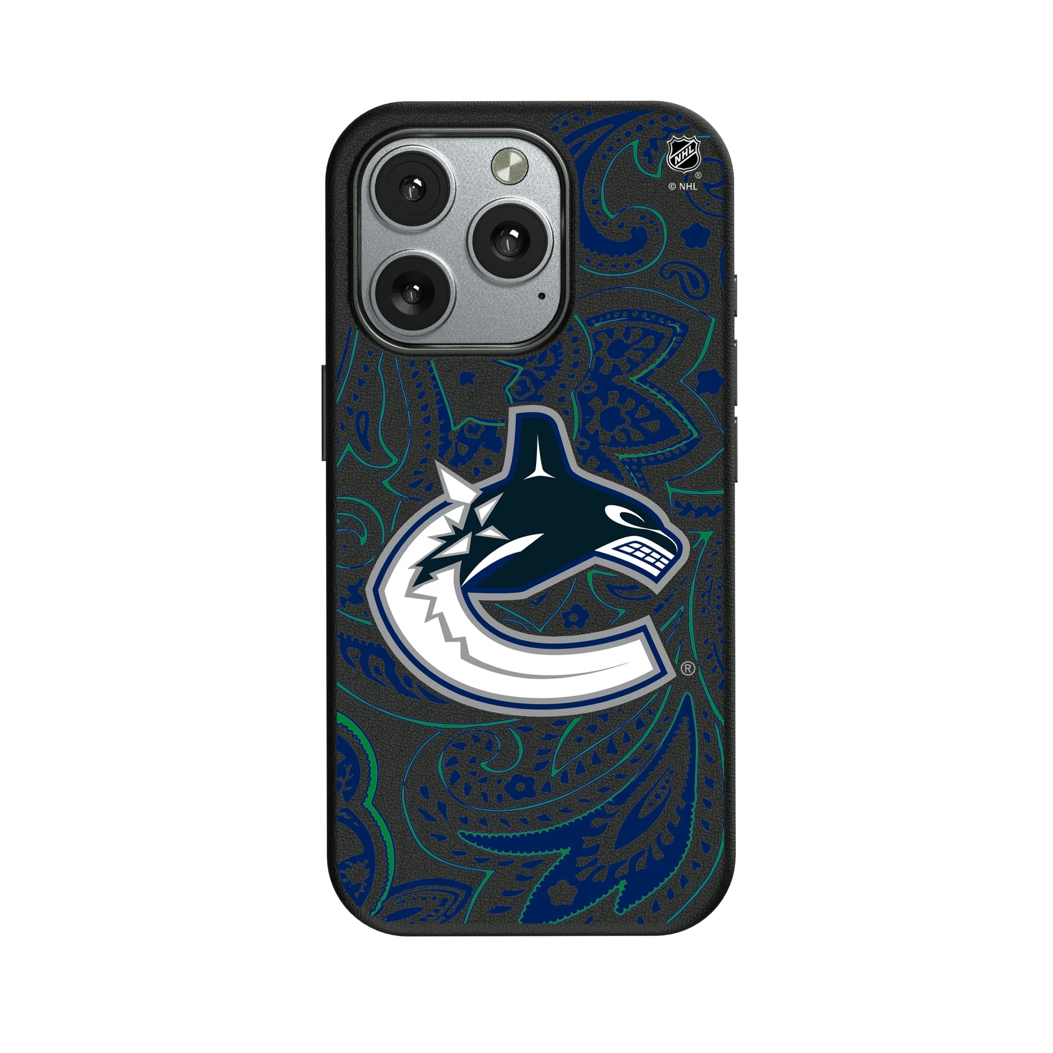 Vancouver Canucks Paisley iPhone MagSafe Compatible Phone Case for Apple iPhone