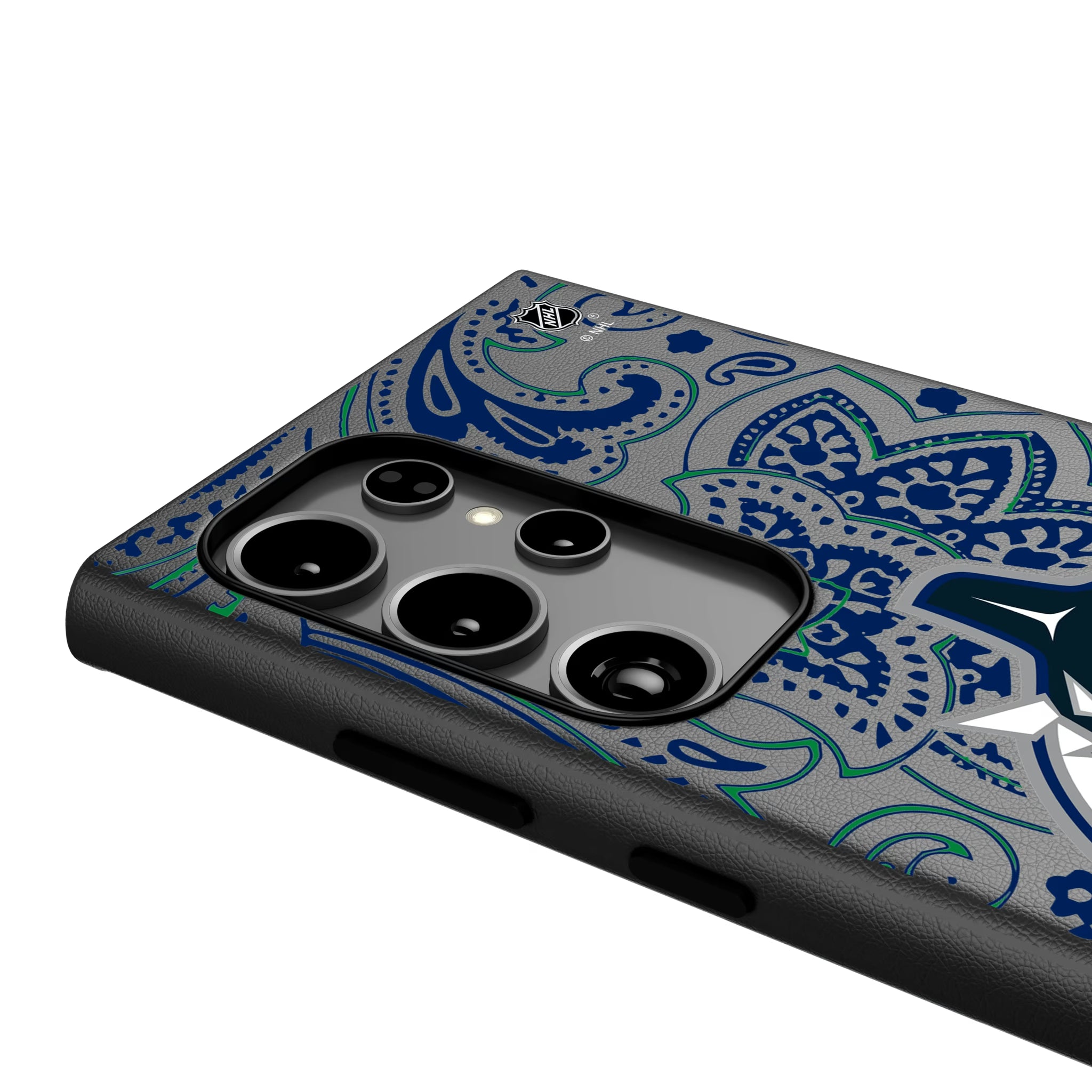 Vancouver Canucks Paisley Galaxy MagSafe Compatible Phone Case for Samsung Galaxy - Detail