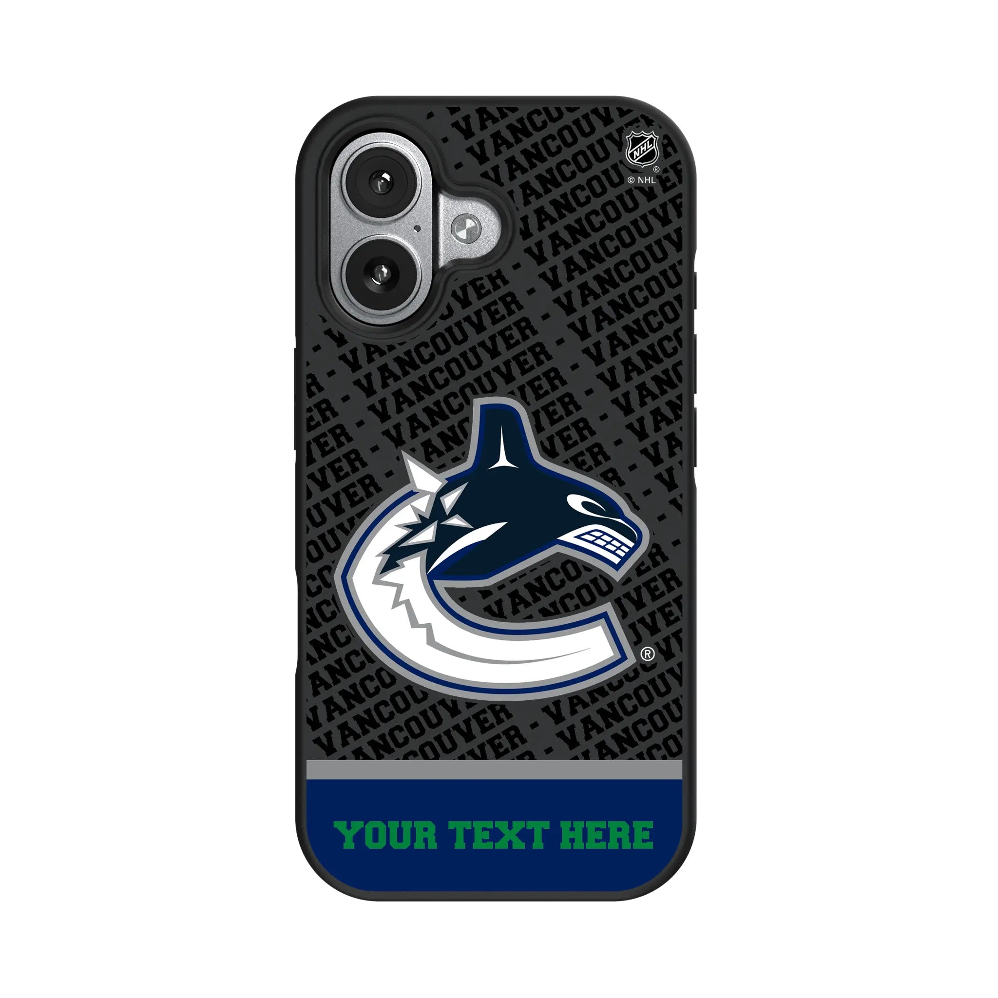 Vancouver Canucks Personalized EndZone Plus iPhone Bump Phone Case for Apple iPhone#Device_iPhone 17