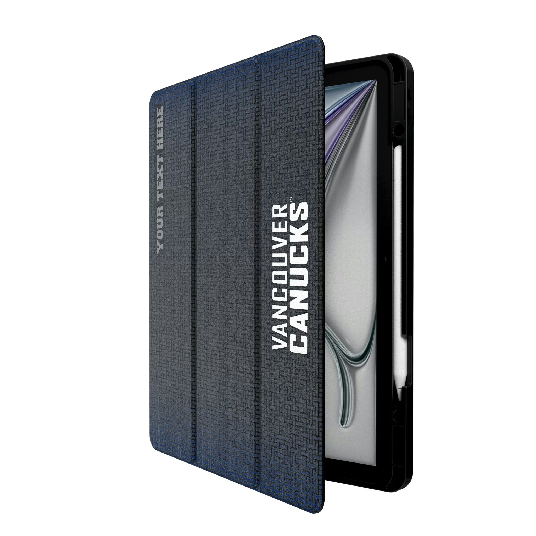 Vancouver Canucks Personalized Linen iPad Tablet Case for Apple iPad
