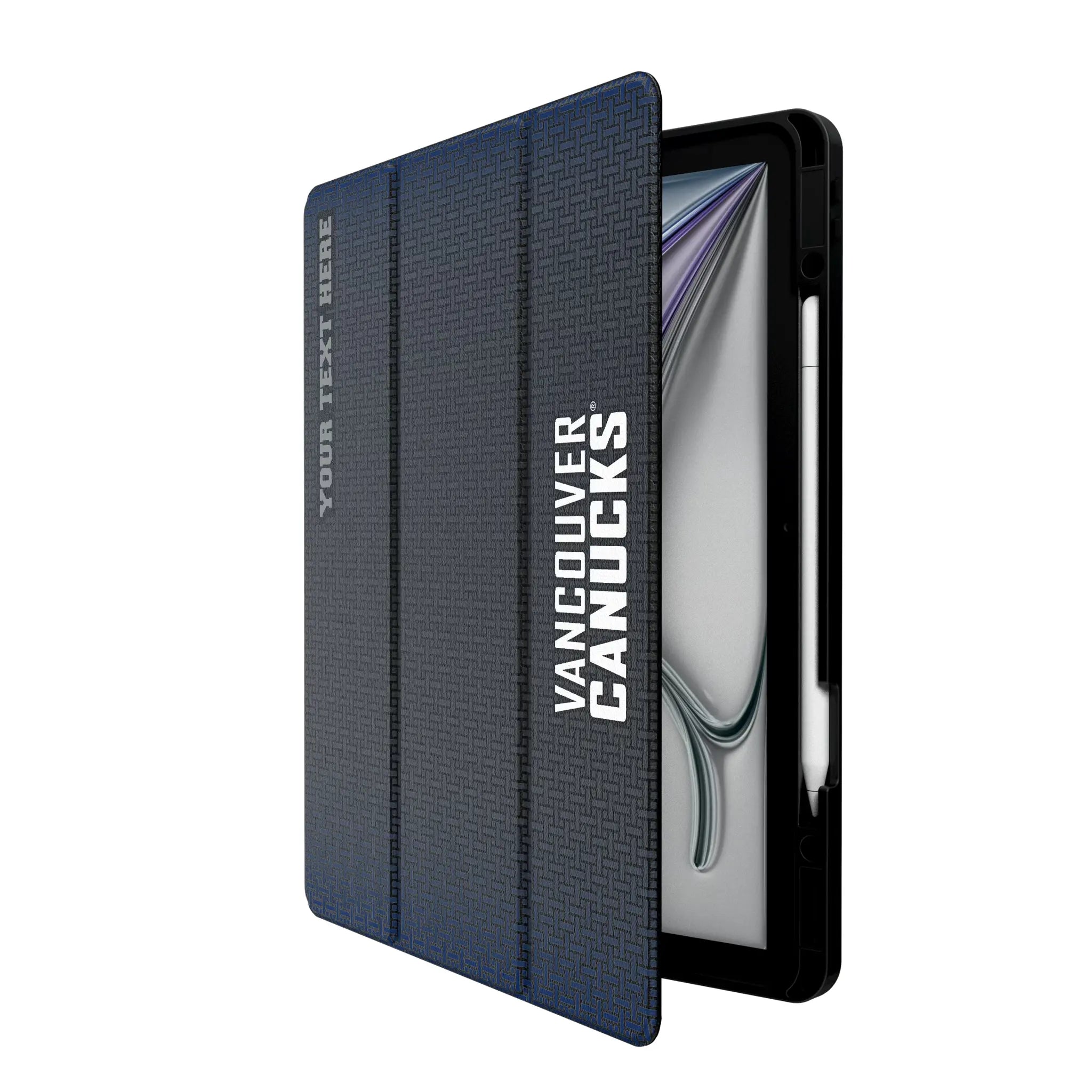 Vancouver Canucks Personalized Linen iPad Tablet Case for Apple iPad