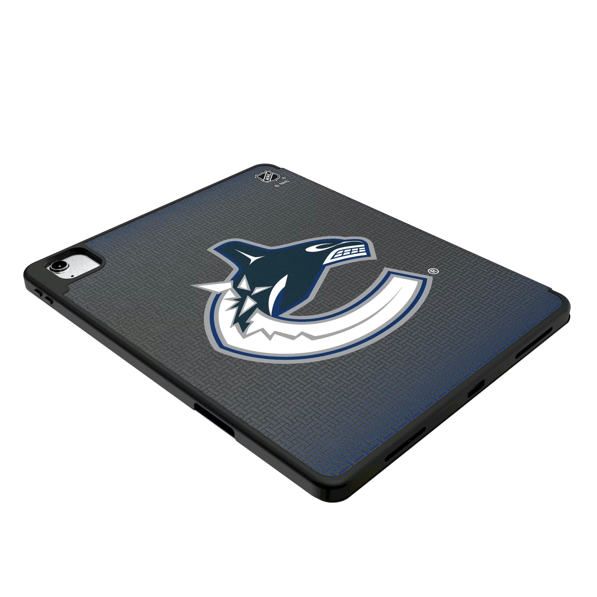 Vancouver Canucks Personalized Linen iPad Tablet Case for Apple iPad - Isometric View